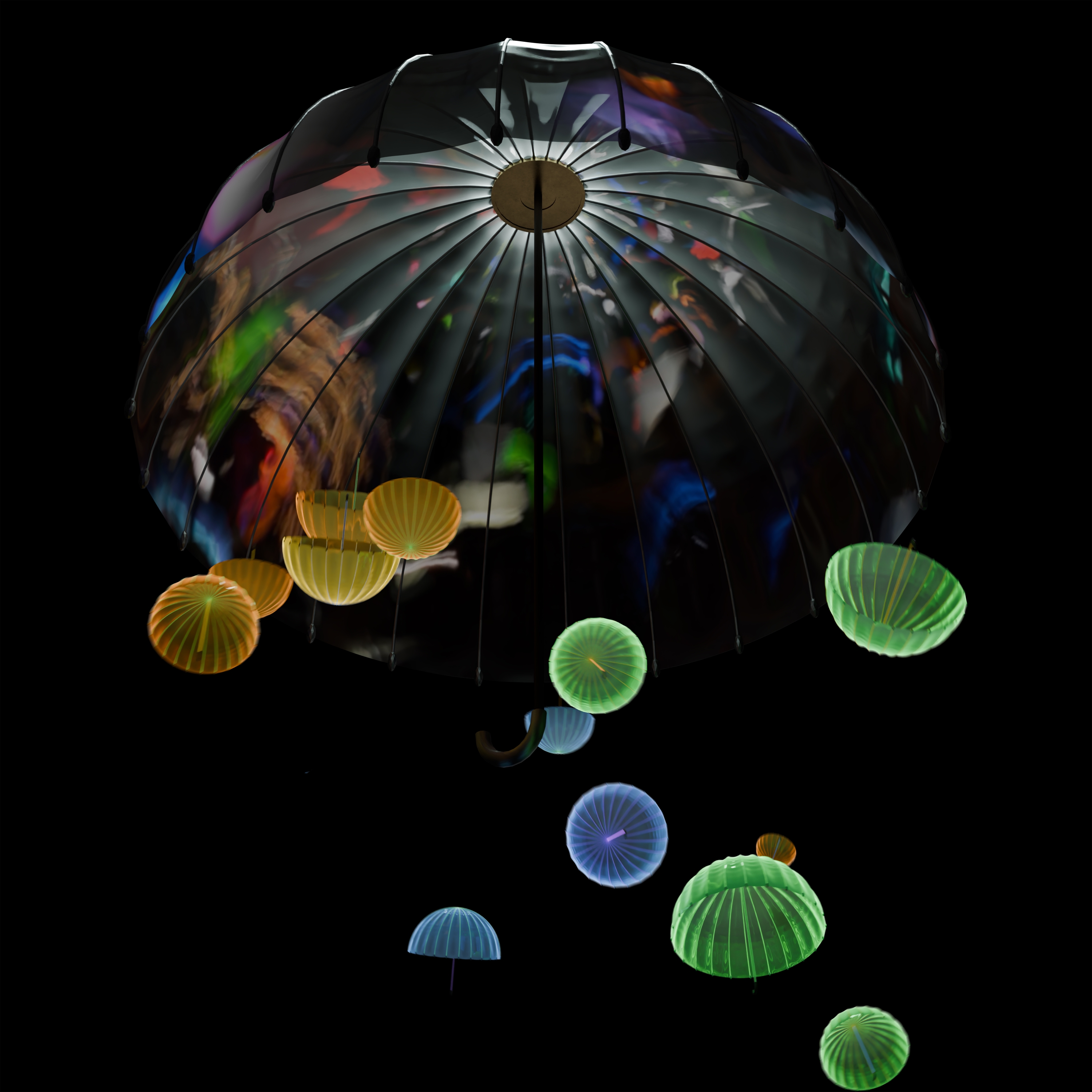 《共享沉浸:一條街的記錄》透過光的流動和現場感知捕捉公共空間中人群互動。(李根耀提供)