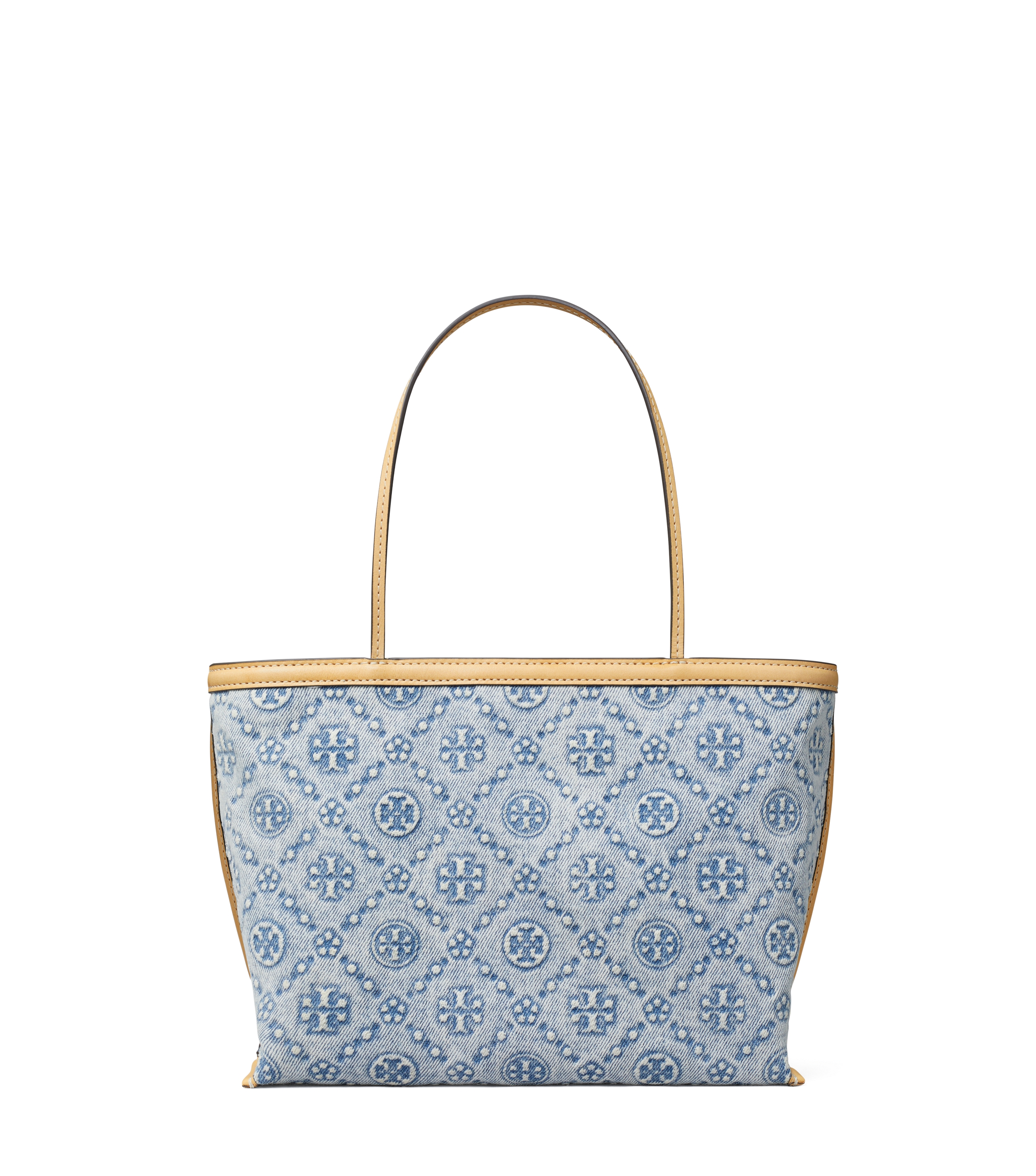 T Monogram迷你丹寧托特包。NT17,900（TORY BURCH提供）