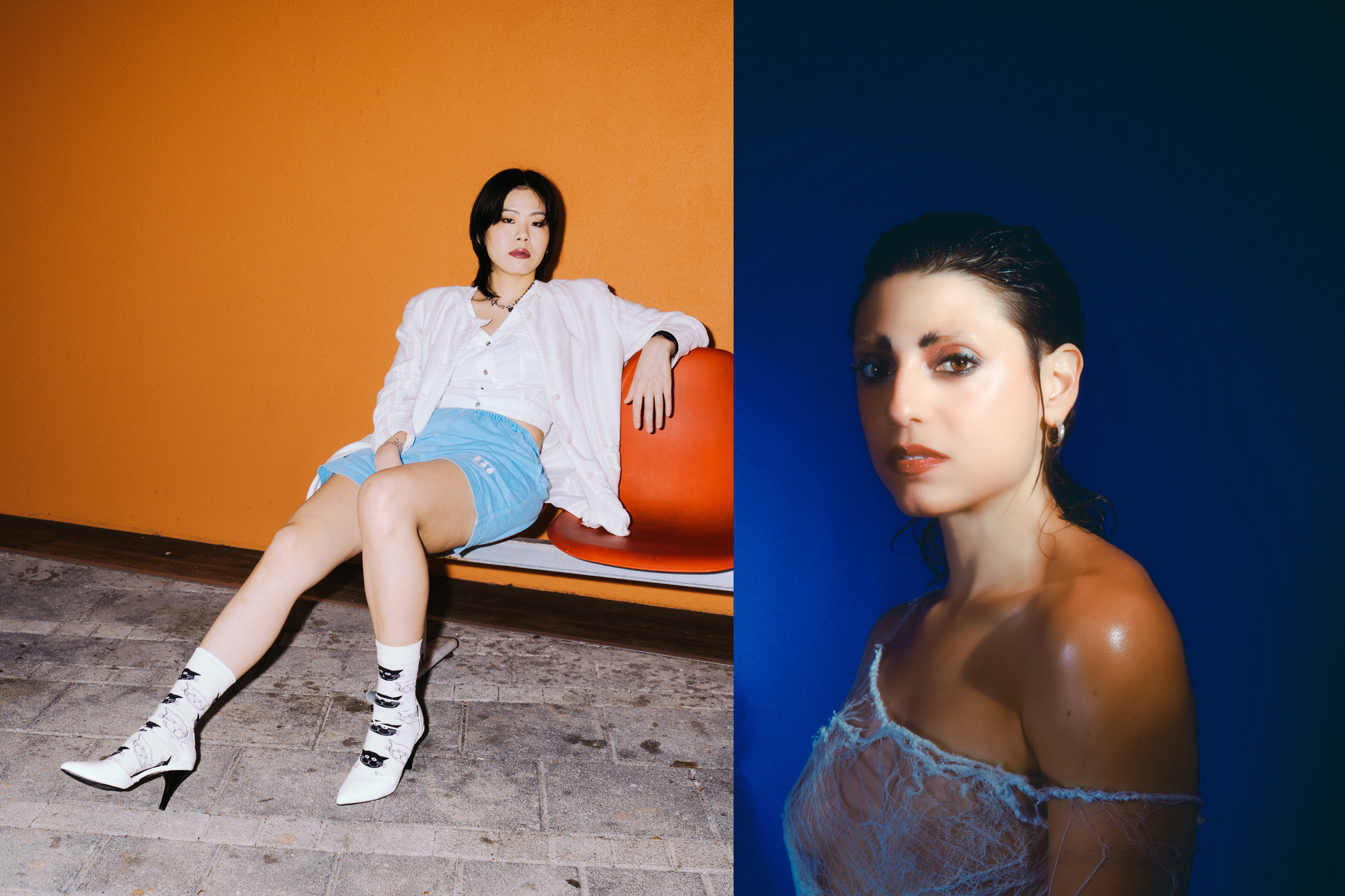 Madam X（右）是來自英國曼徹斯特的DJ、製作人及音樂推廣者；Sonia Calico以前瞻性的音樂製作與DJ風格備受國際肯定。（「光球」提供）