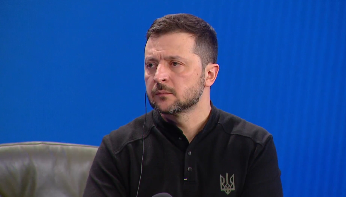 烏克蘭總統澤倫斯基26日接受採訪時，語出驚人的表示，俄羅斯總統普亭「很快就會死」。（翻攝自Володимир Зеленський臉書）