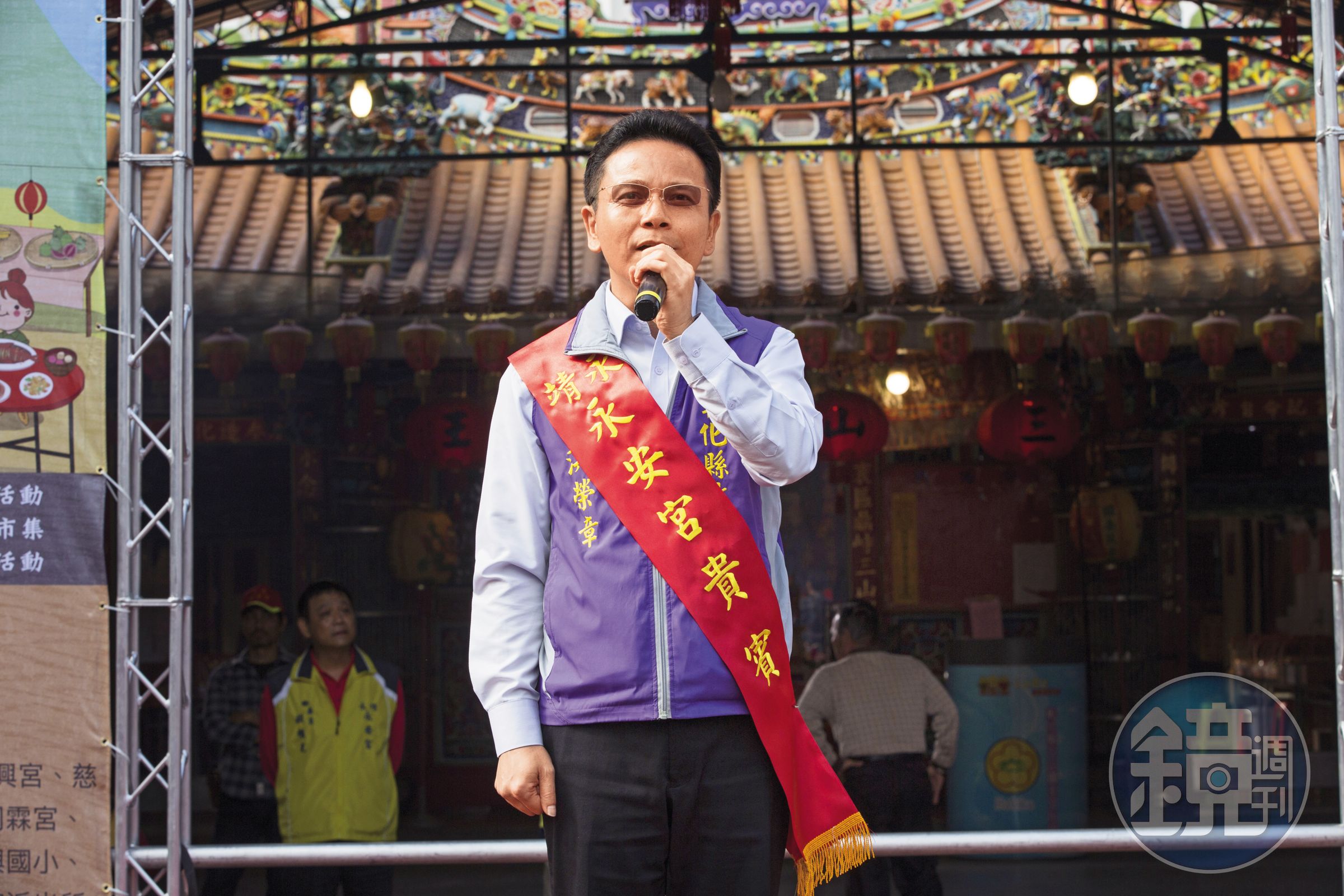 洪榮章爭取黨內提名參選彰化縣長,競選動作很早就已經啟動。