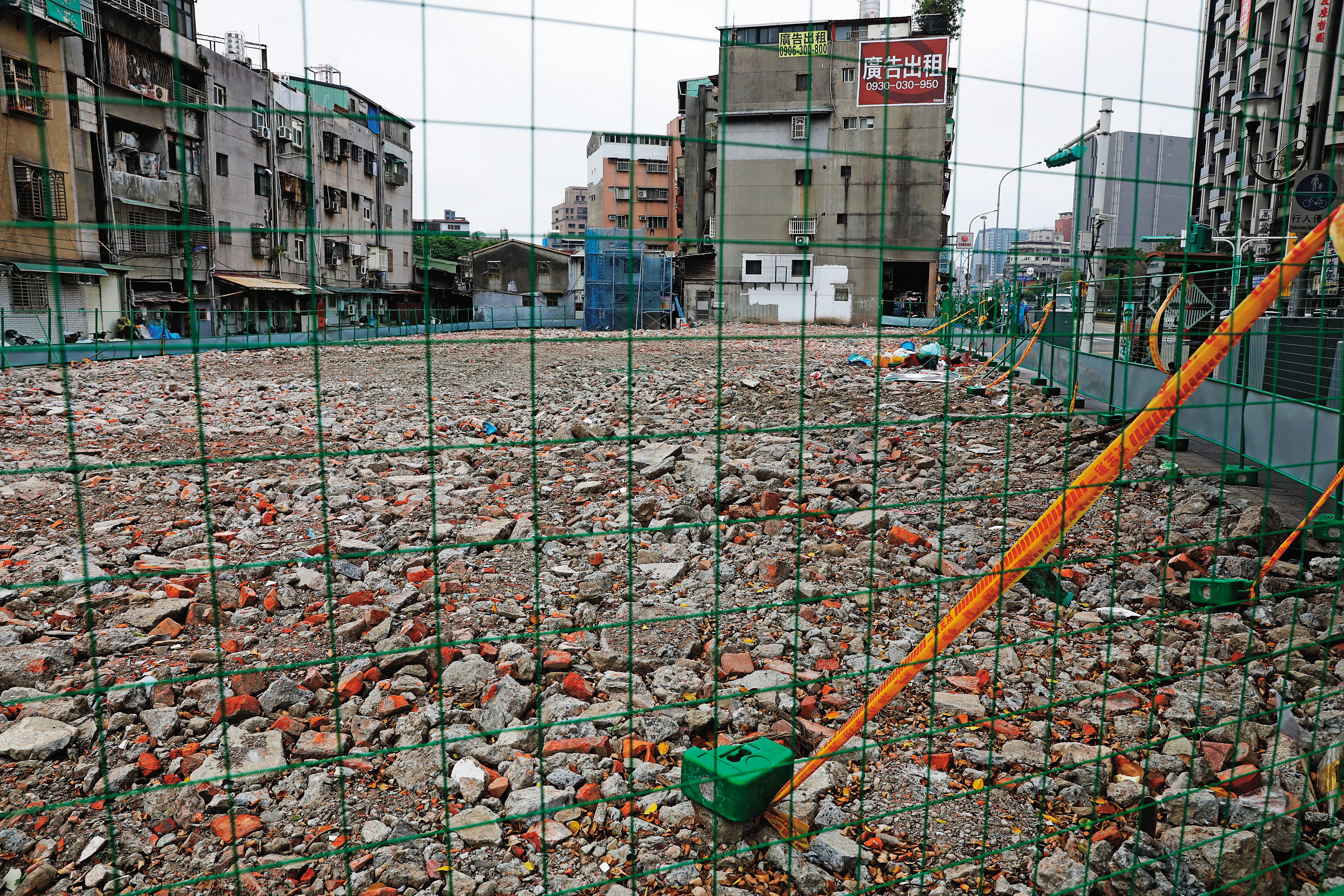 龍邦公司的西園路都更案所在地，已經拆除地上物。