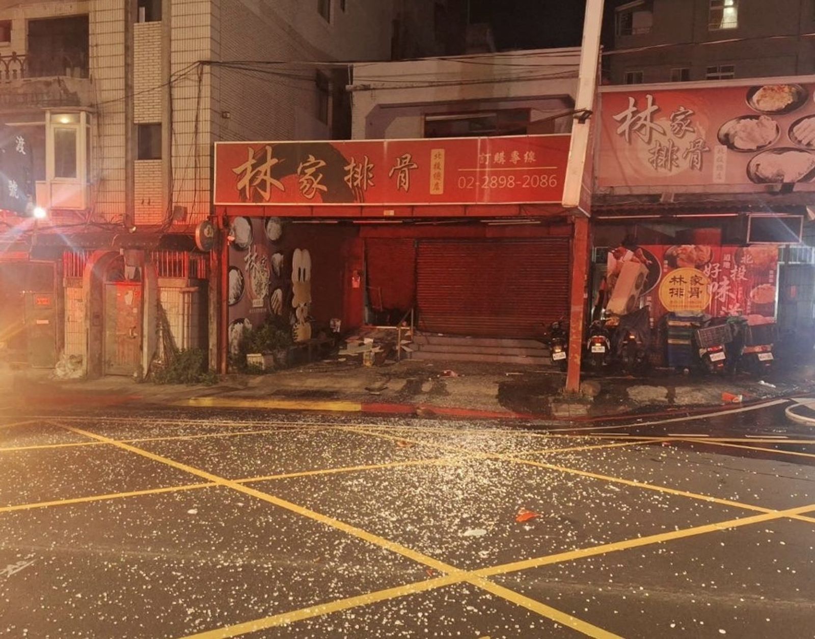 北投知名便當店疑瓦斯外洩釀火警 捷運站旁爆巨響住戶驚逃