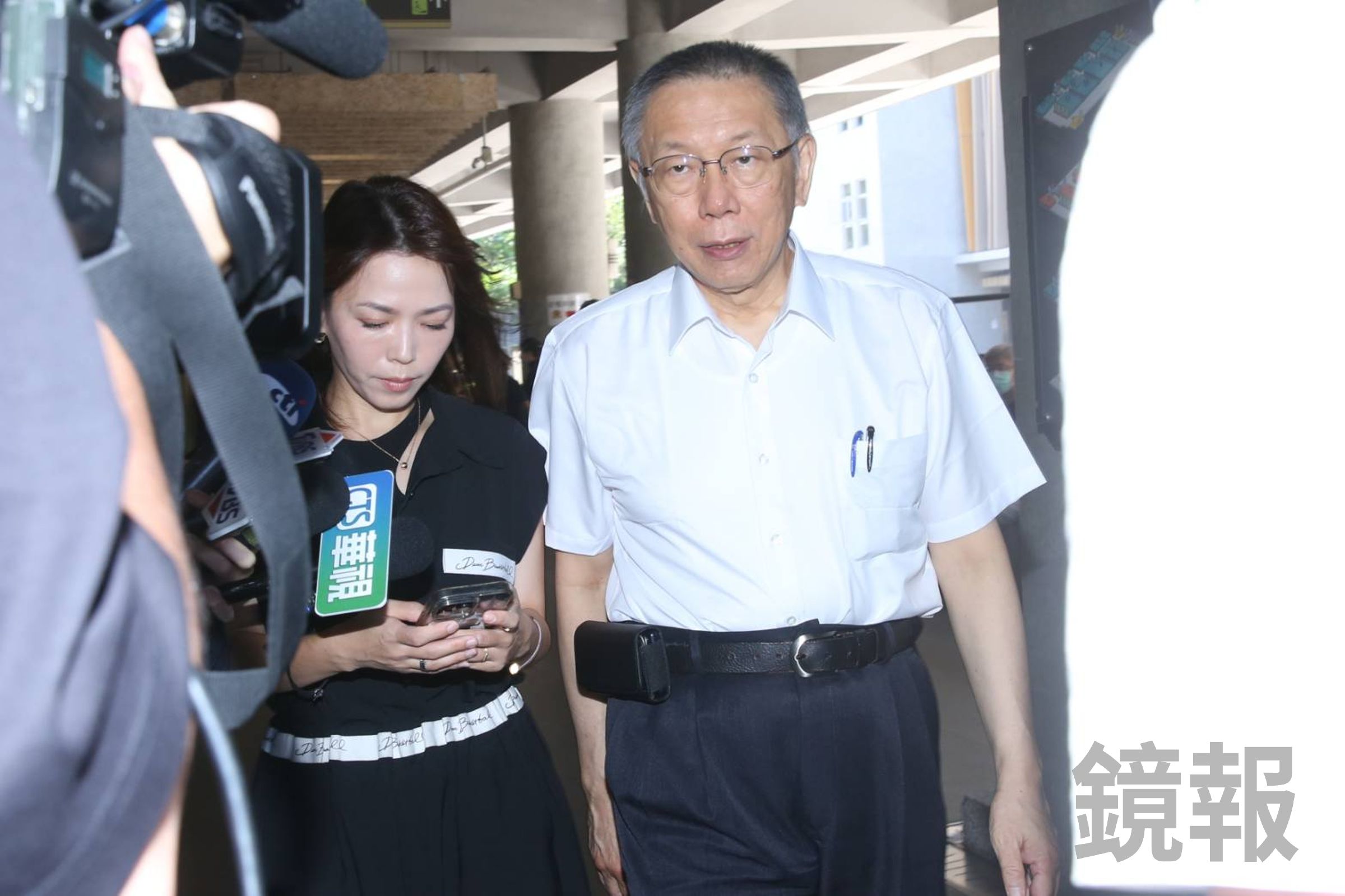 柯文哲弊案今（26日）下午2時30分宣判，全台關注。（鏡報李鍾泉）