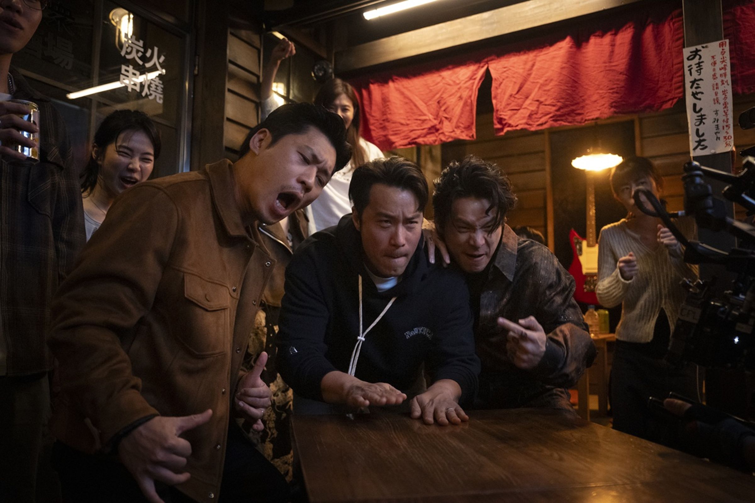 張孝全顛覆過往形象,與姚淳耀大鶴等人詮釋一群中年魯蛇男人。(金馬執委會)