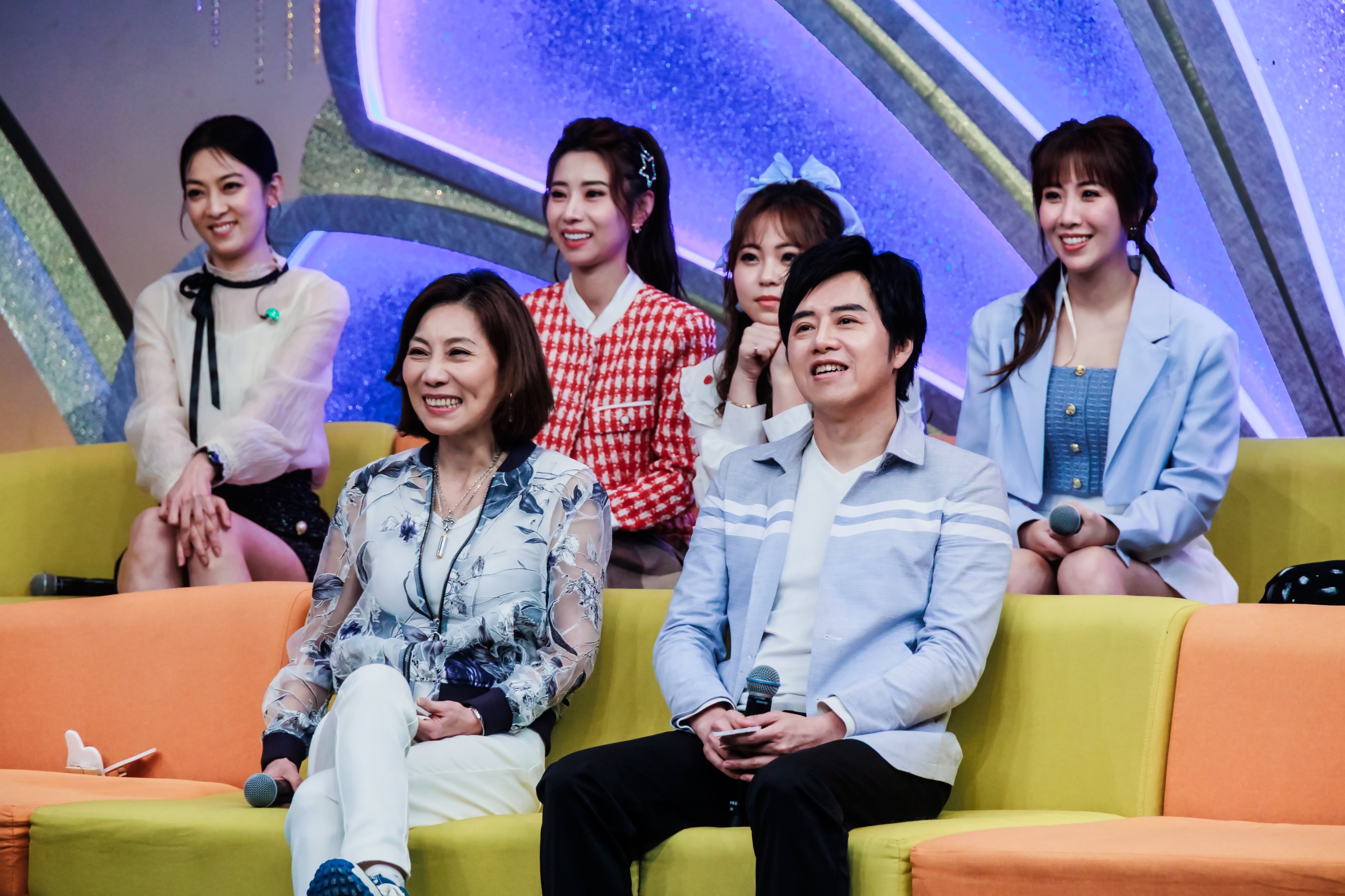 郎祖筠為宣傳舞台劇上《綜藝一級棒》錄影。（中視提供）