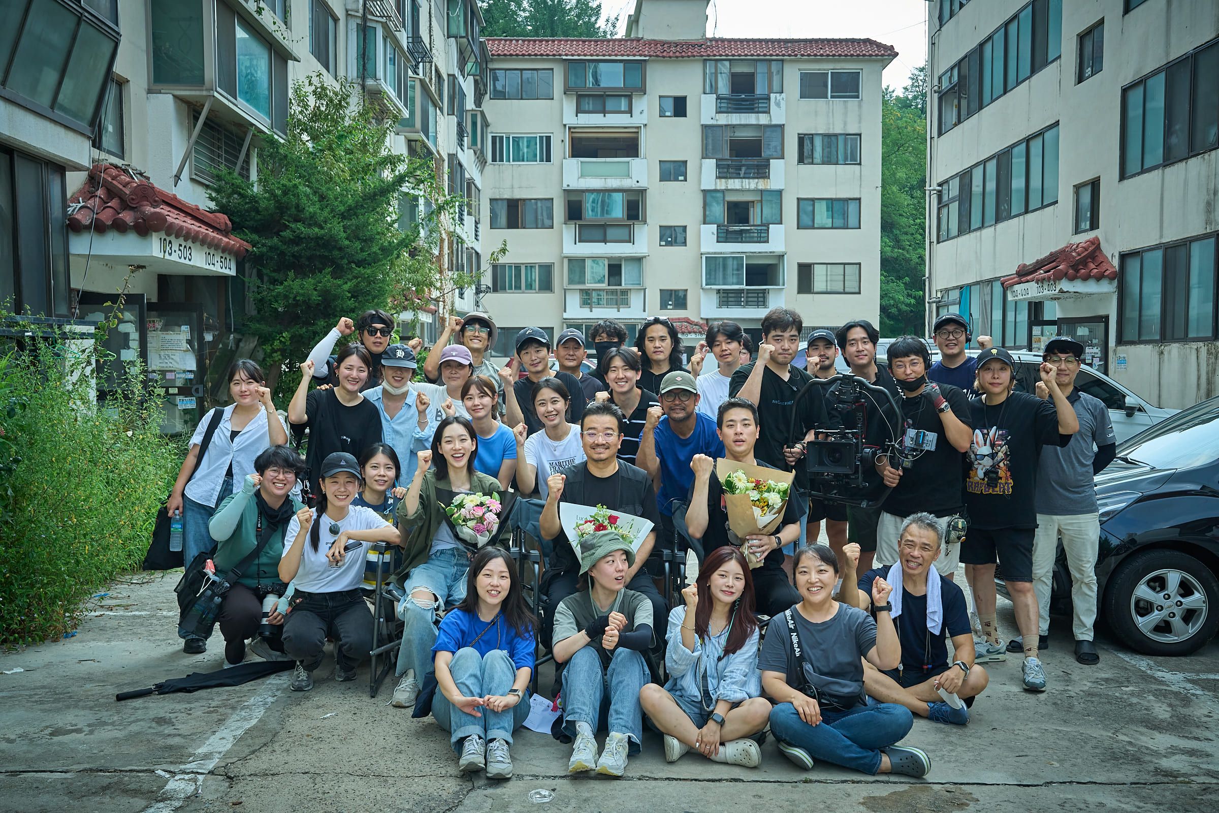 《醜得要命》製作團隊均為延尚昊合作過的人員,讓他直呼過程非常像社團拍片,覺得並不辛苦。(翻設自X @megabox_plusm)