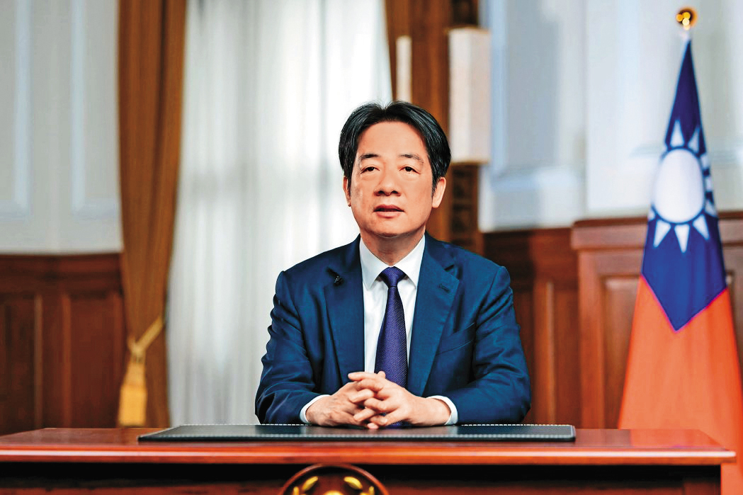 美國對等關稅風暴來襲，總統賴清德週日發布影片向國人信心喊話，並說明對美談判策略。（總統府提供）