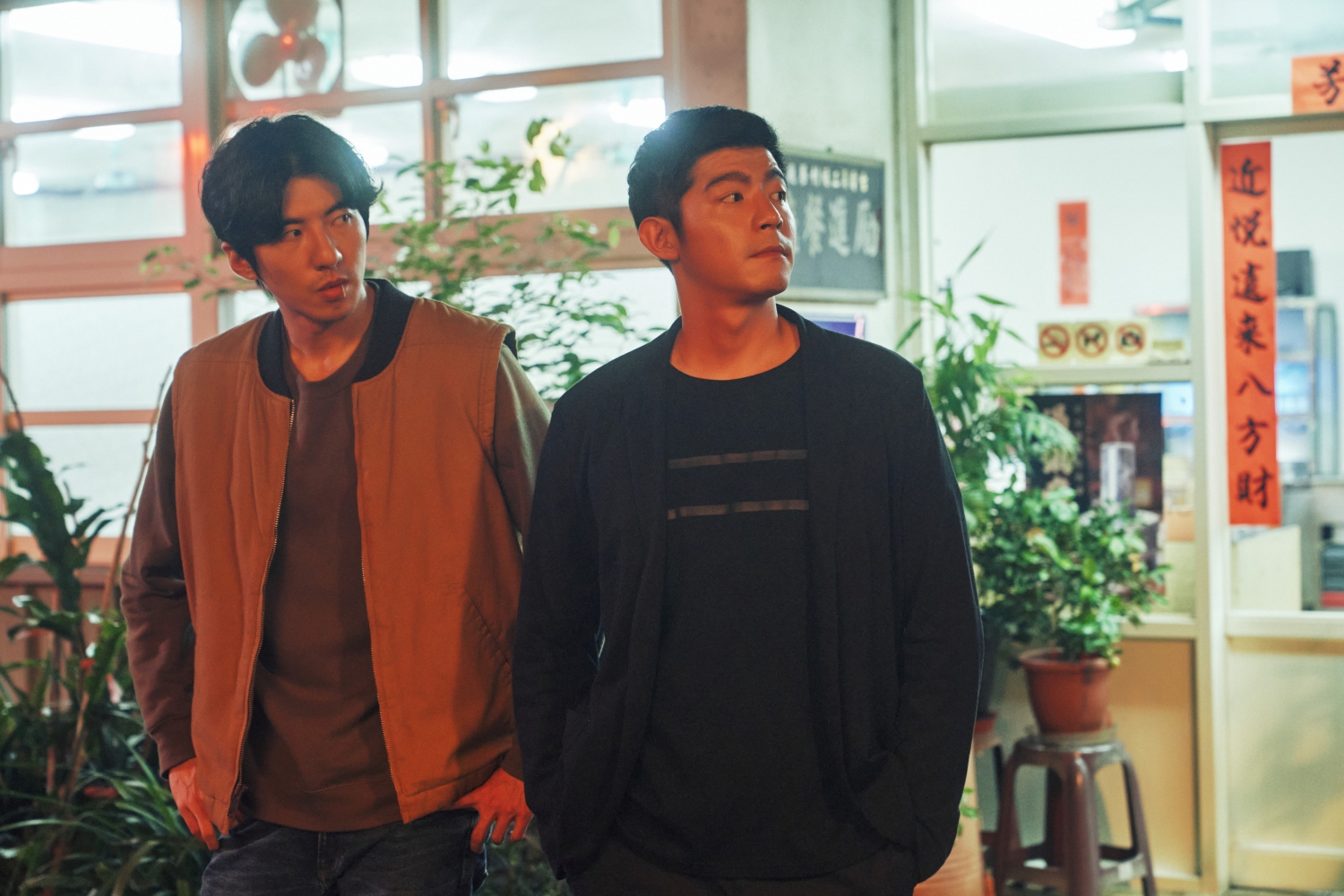 王柏傑和傅孟柏首次合作就默契十足。(發起日影視提供)