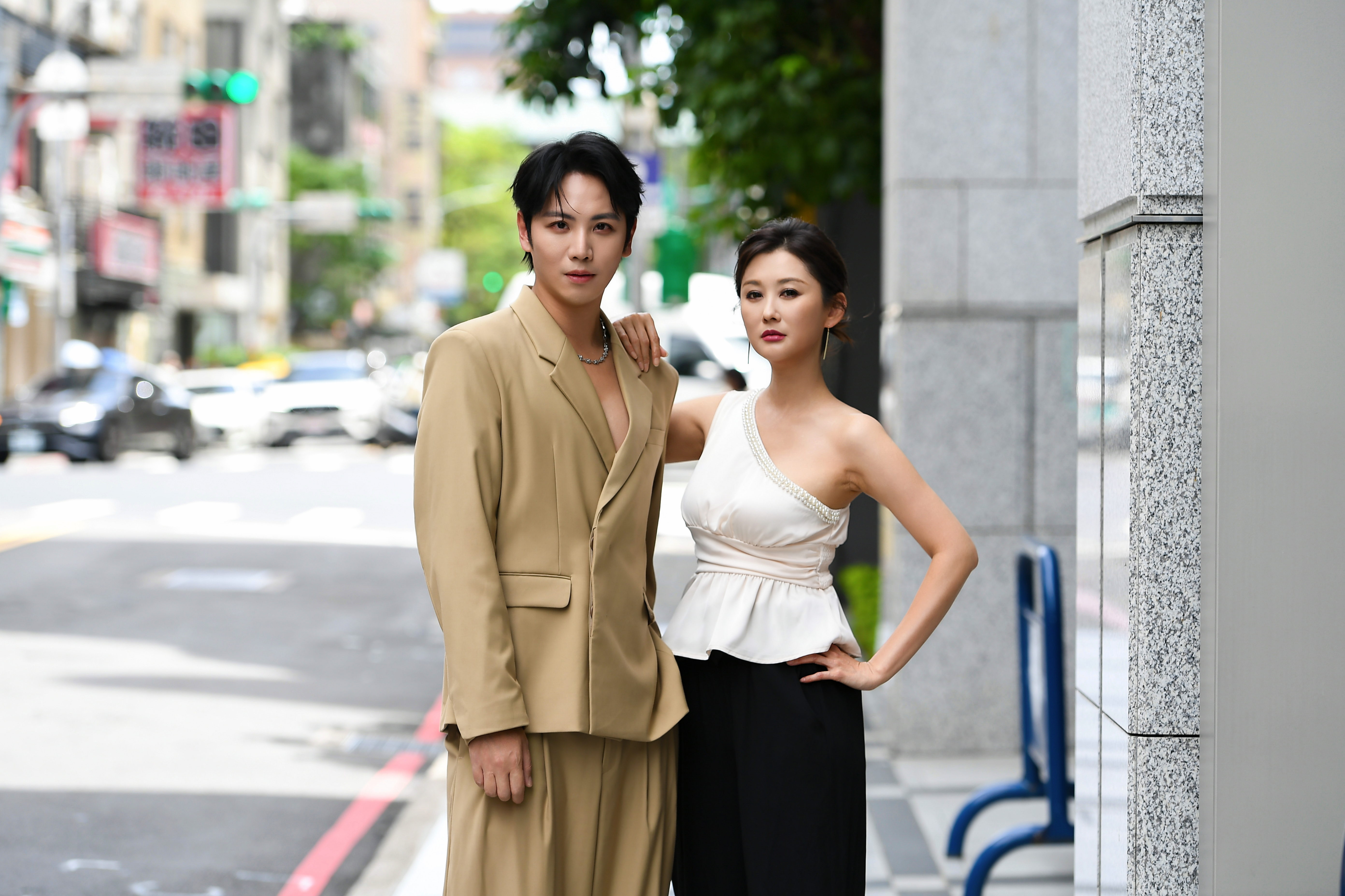 陳珮騏與李睿紳三立新八點檔《針線緣》首度飾演母子。三立提供