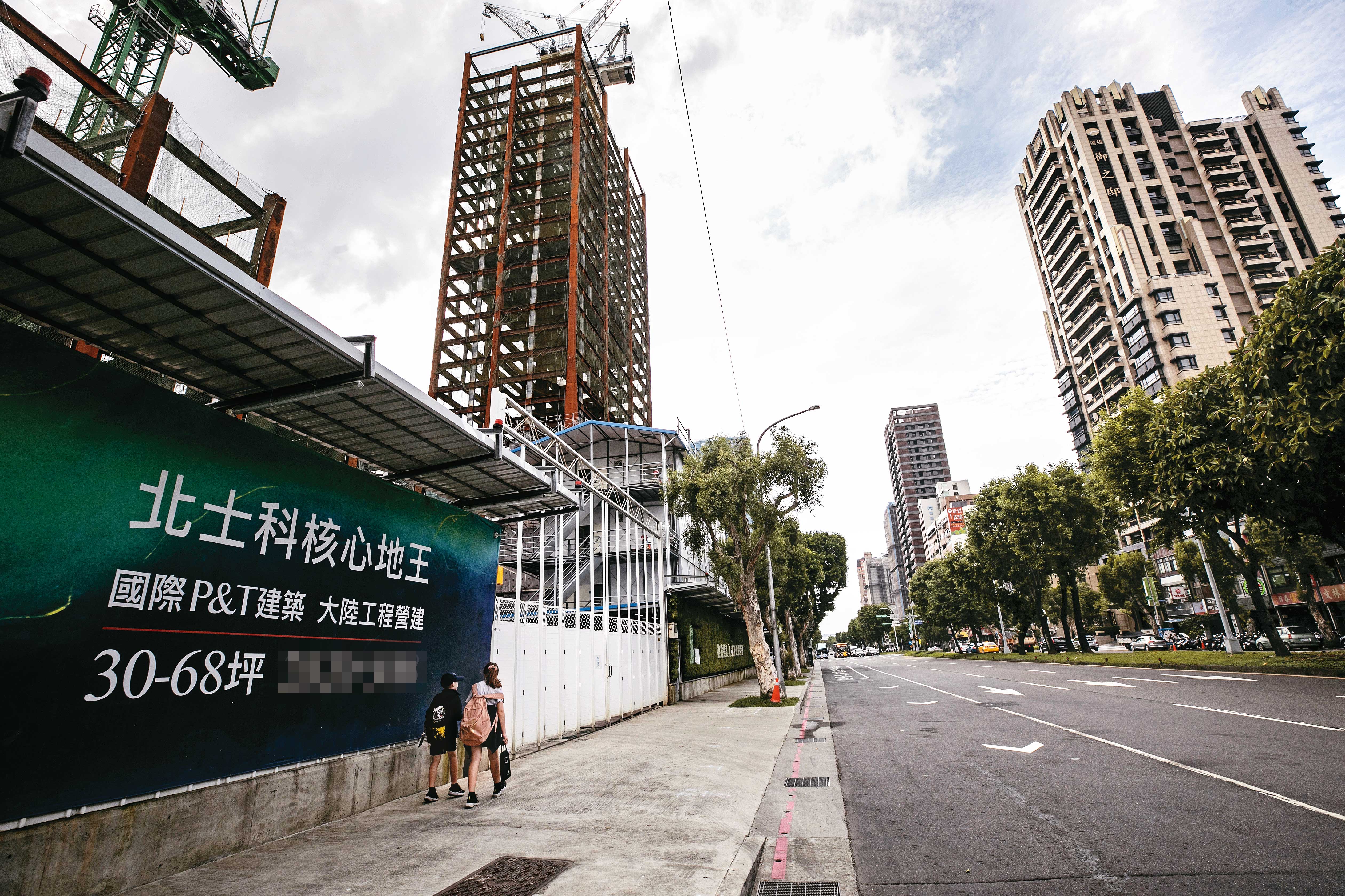 輝達選擇北士科設立在台總部,該區預售屋單價百萬元起跳。