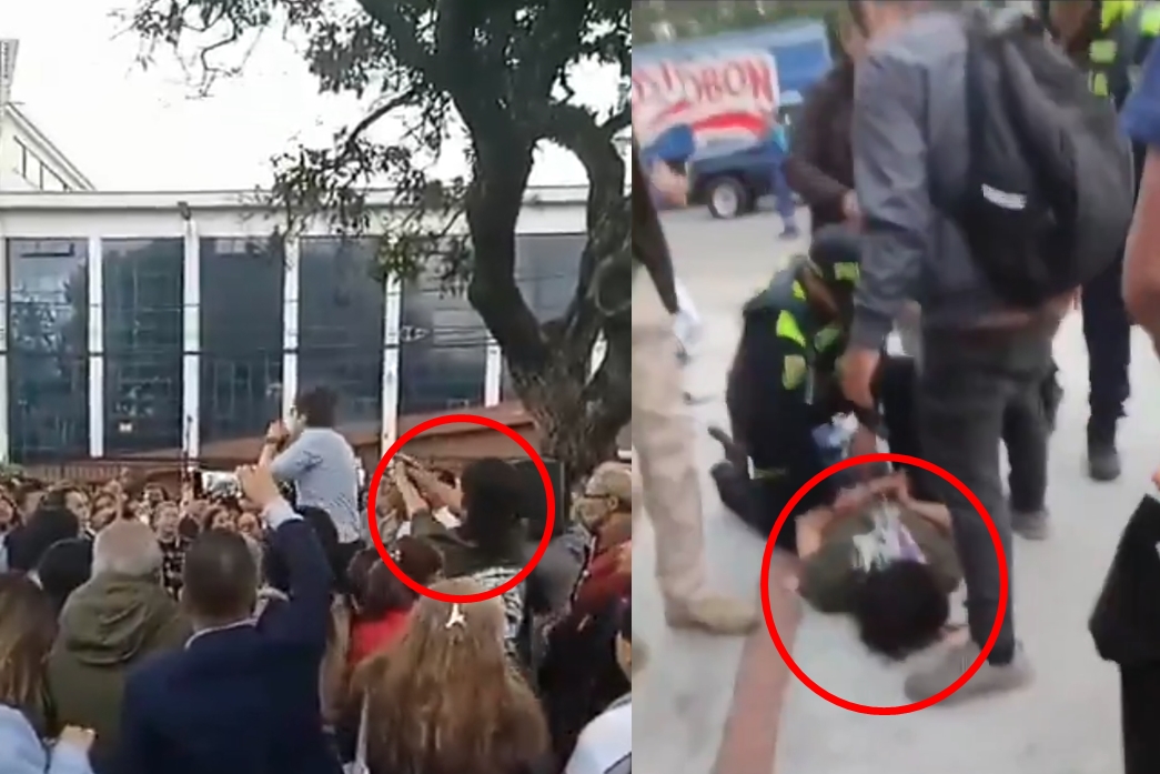 烏里韋中彈倒地，當局逮捕一名涉嫌開槍的15歲少年。（翻攝自X）