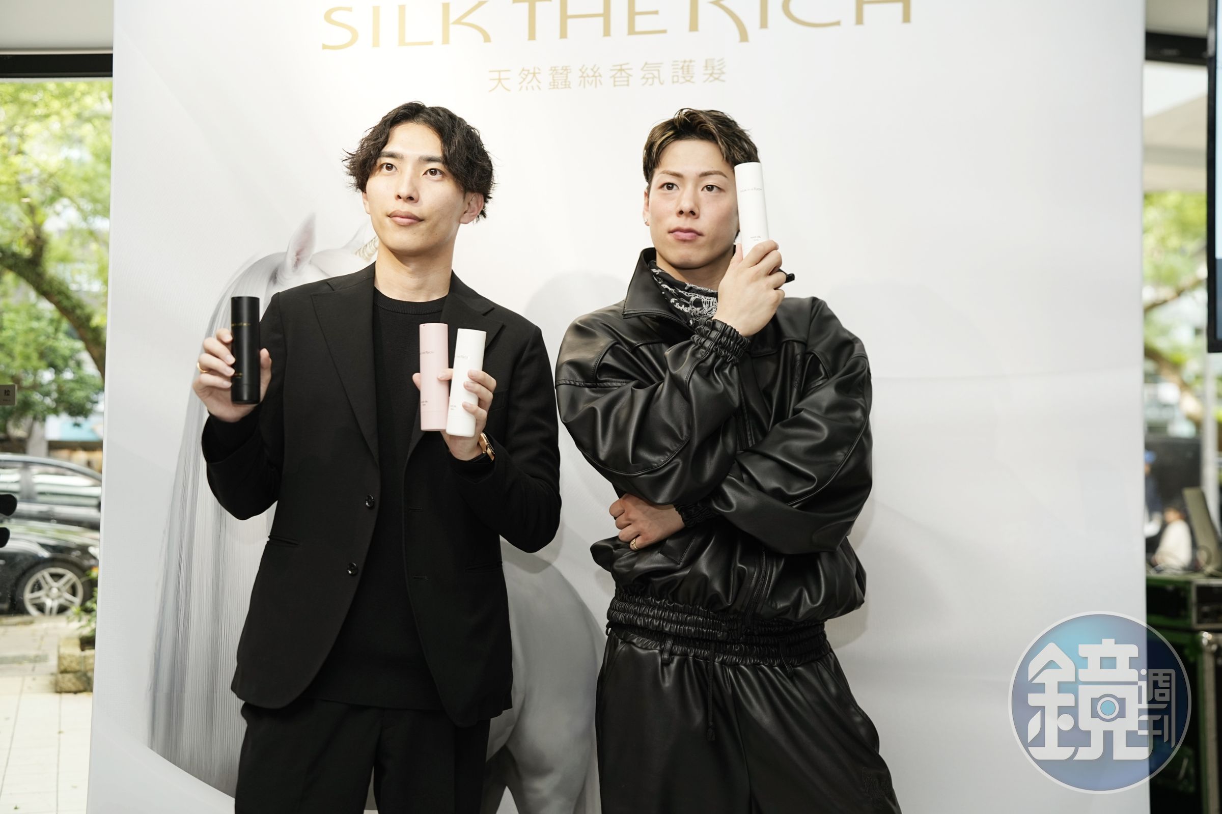 三浦孝太（右）與品牌創辦人三浦裕太合照。