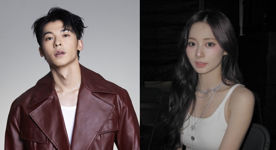 許光漢（左）昨被目擊現身韓國女團TWICE演唱會，甚至引發與成員周子瑜（右）的緋聞熱議。（翻攝自ig）