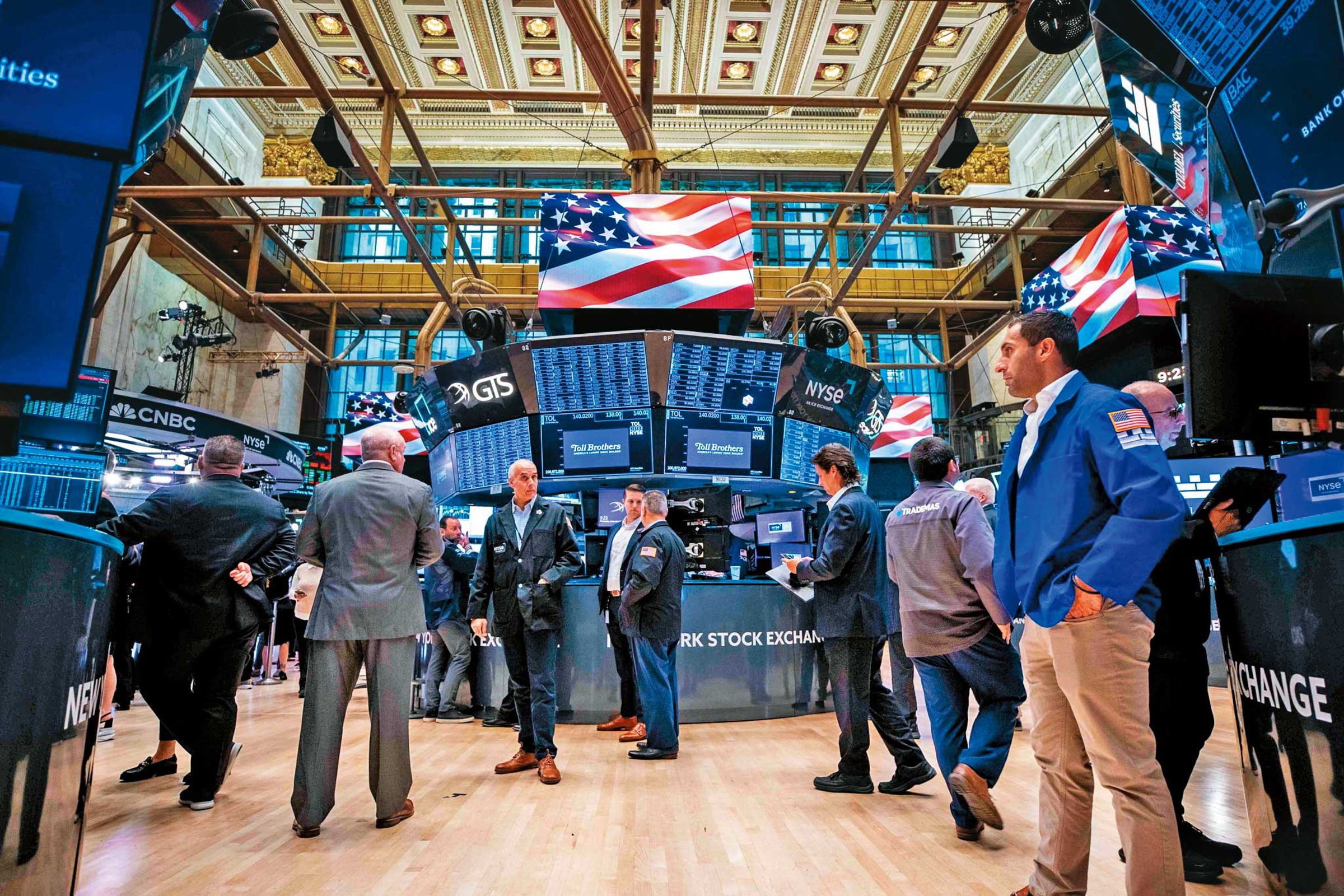 12月美國有機會再降息一碼，美股繼續強盛。（翻攝New York Stock Exchange臉書）
