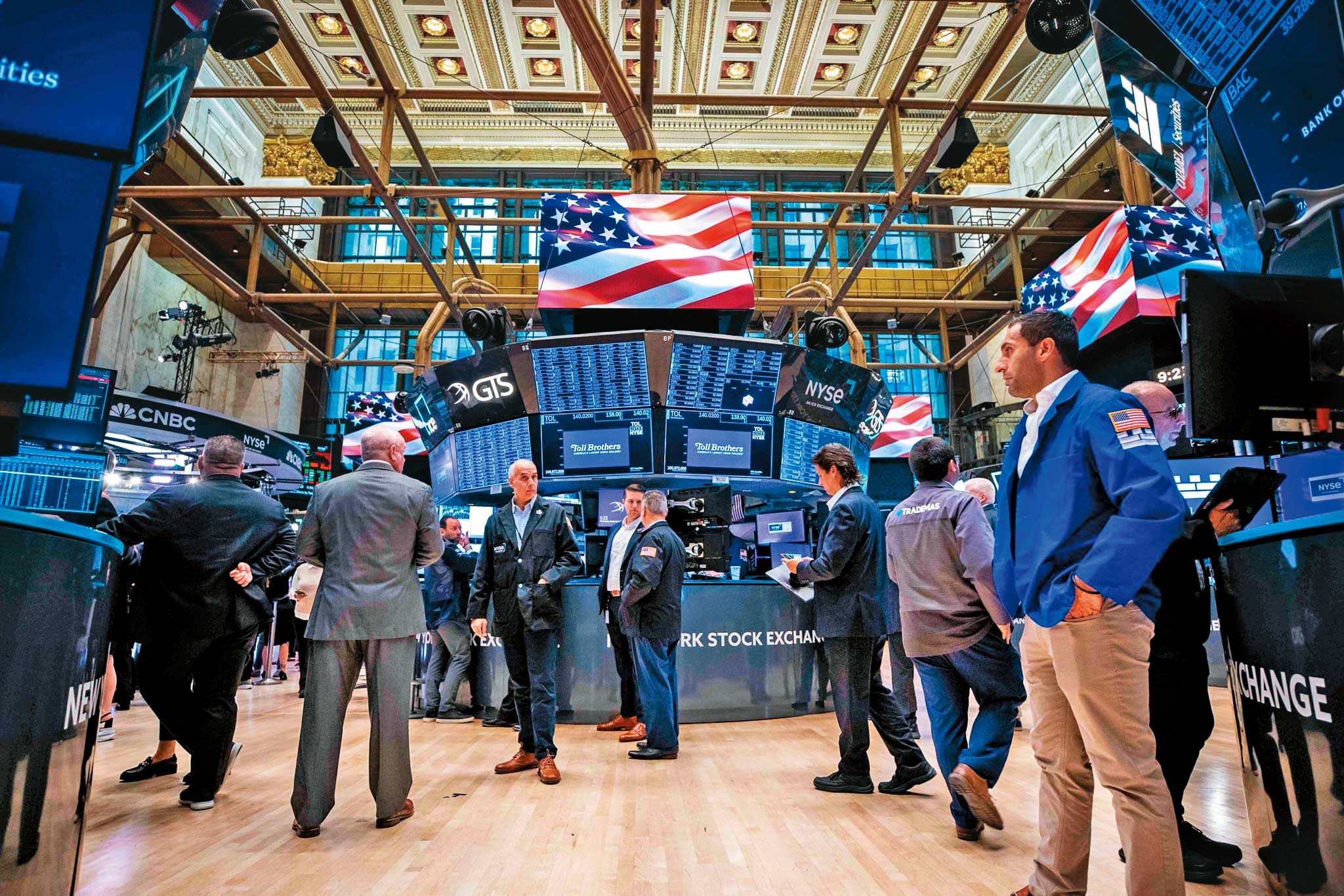 12月美國有機會再降息一碼，美股繼續強盛。（翻攝New York Stock Exchange臉書）