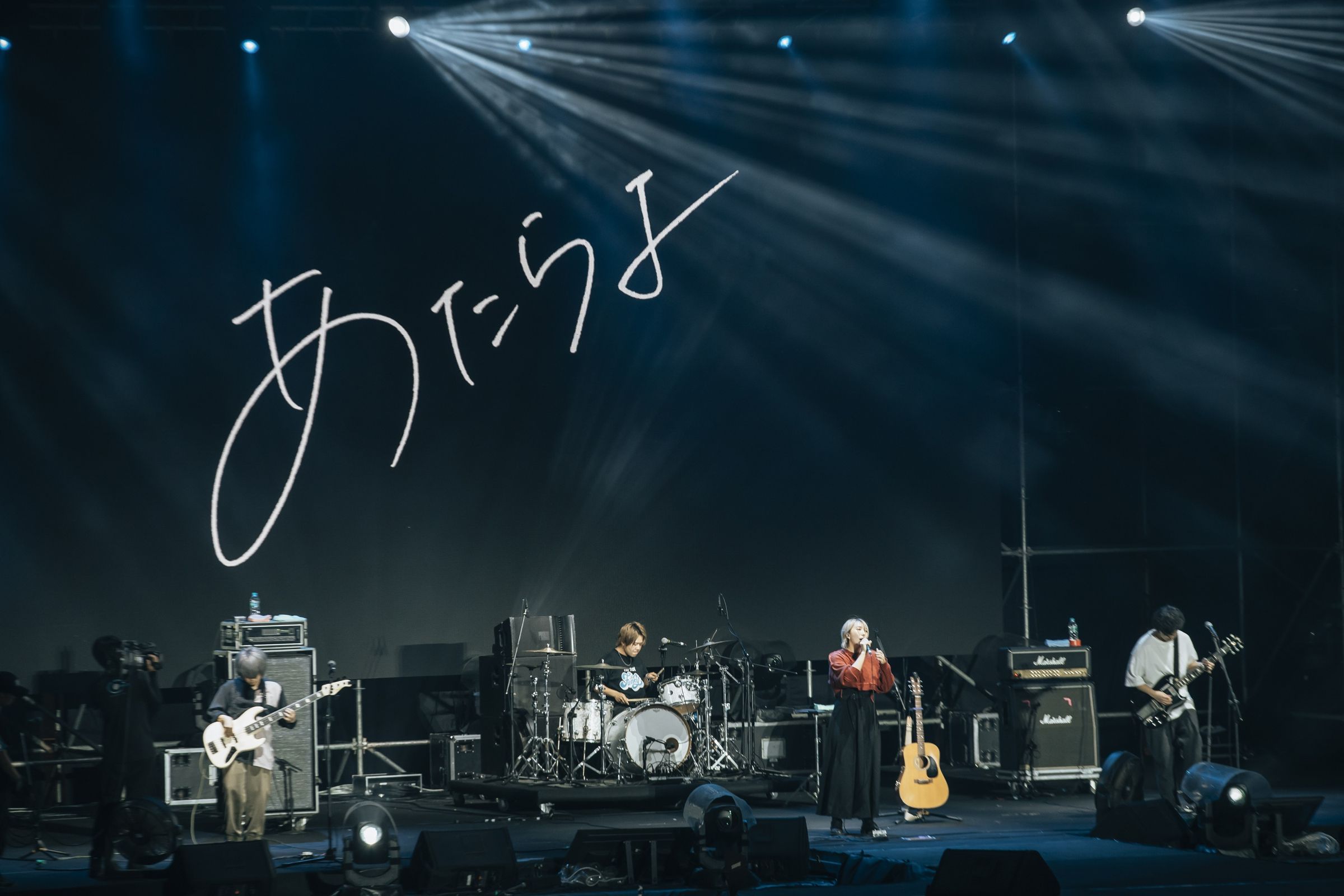 日團Atarayo在高雄野外音樂節獻出首次在台灣的海外演出。（A.S.A.B提供）