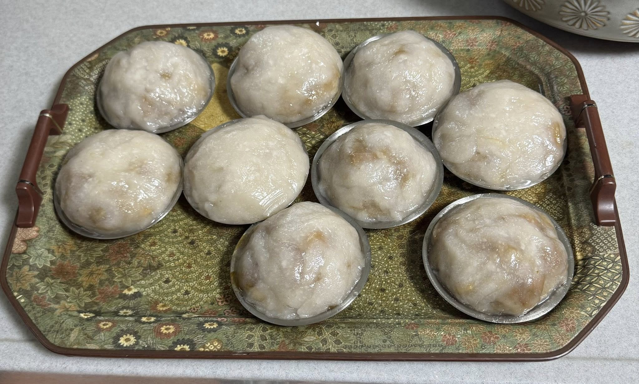 將肉圓取出放涼。