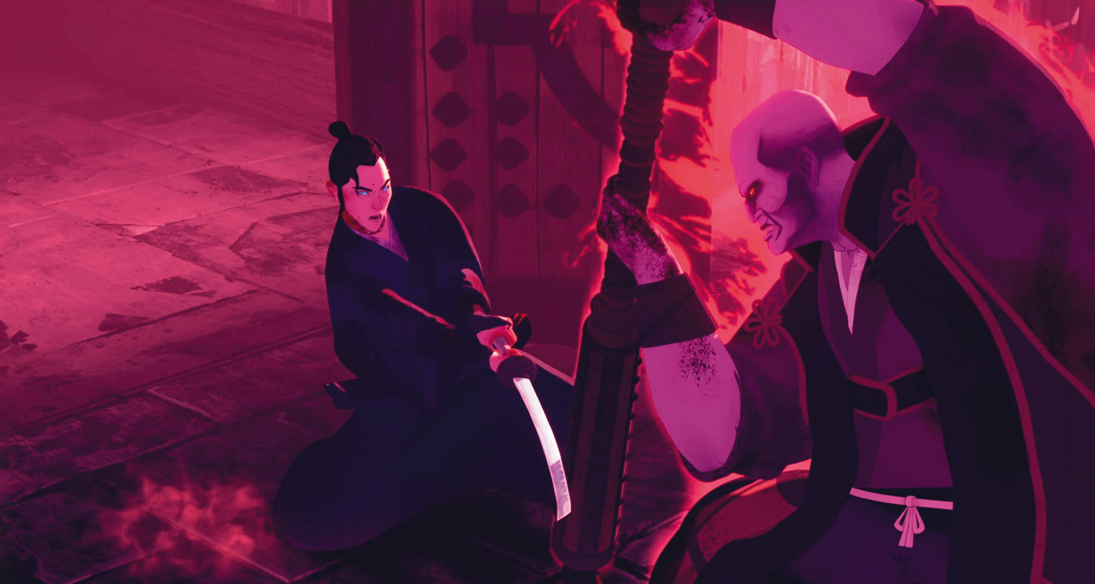 《藍眼武士》獲頒本屆黃金時段艾美獎最佳動畫影集。（Netflix提供）