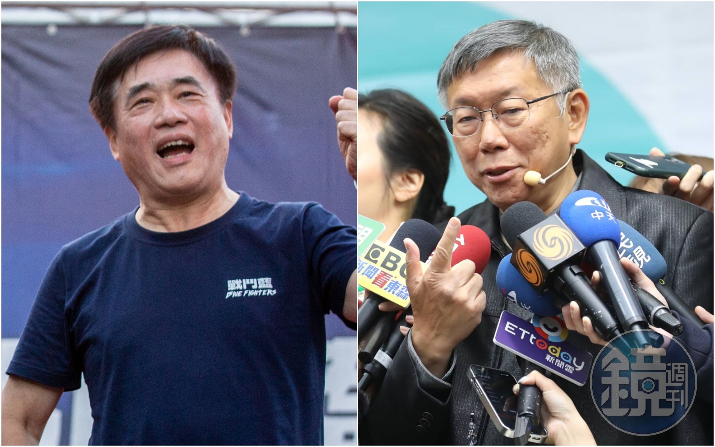 郝龍斌和柯文哲為了台智光案隔空互槓。(本刊資料照)