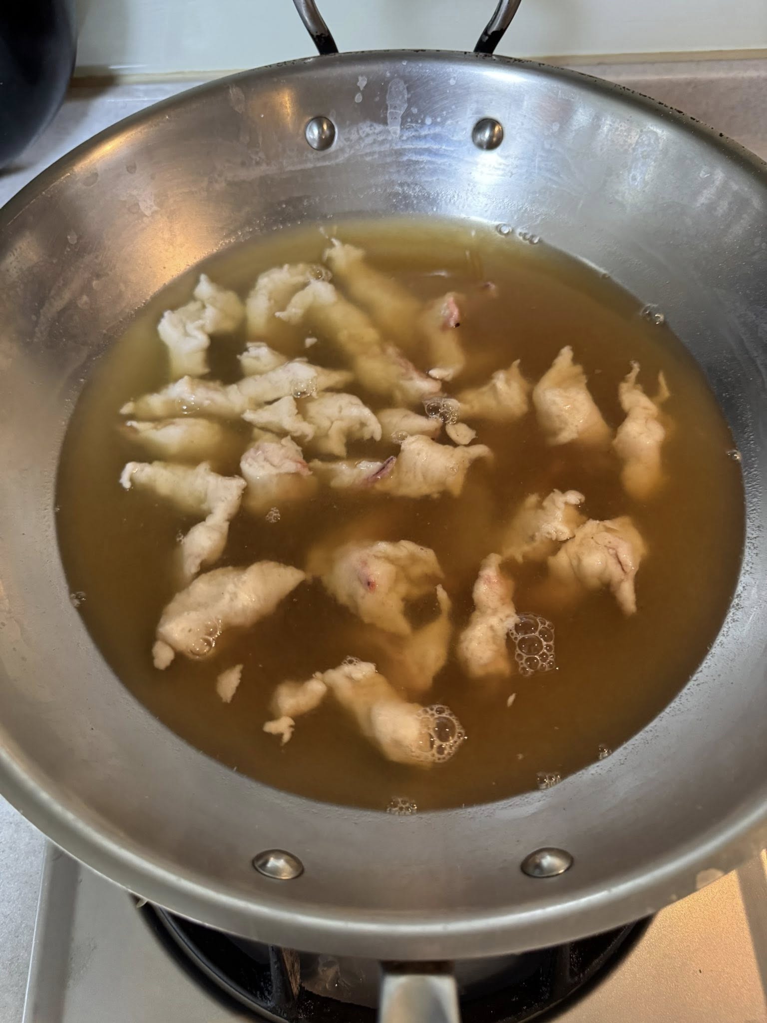 先下魷魚焿。
