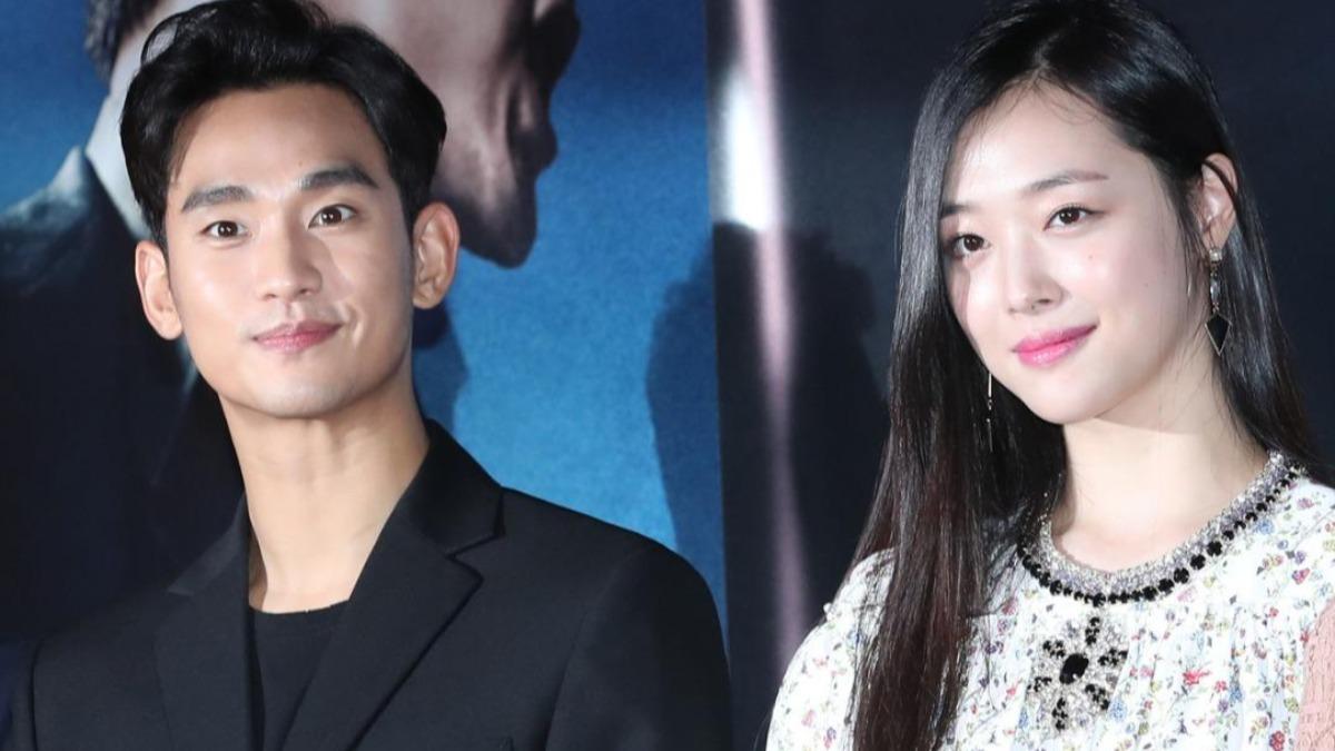 雪莉曾與金秀賢合作電影《Real》，被迫有大尺度演出。（翻攝自xportsnews）