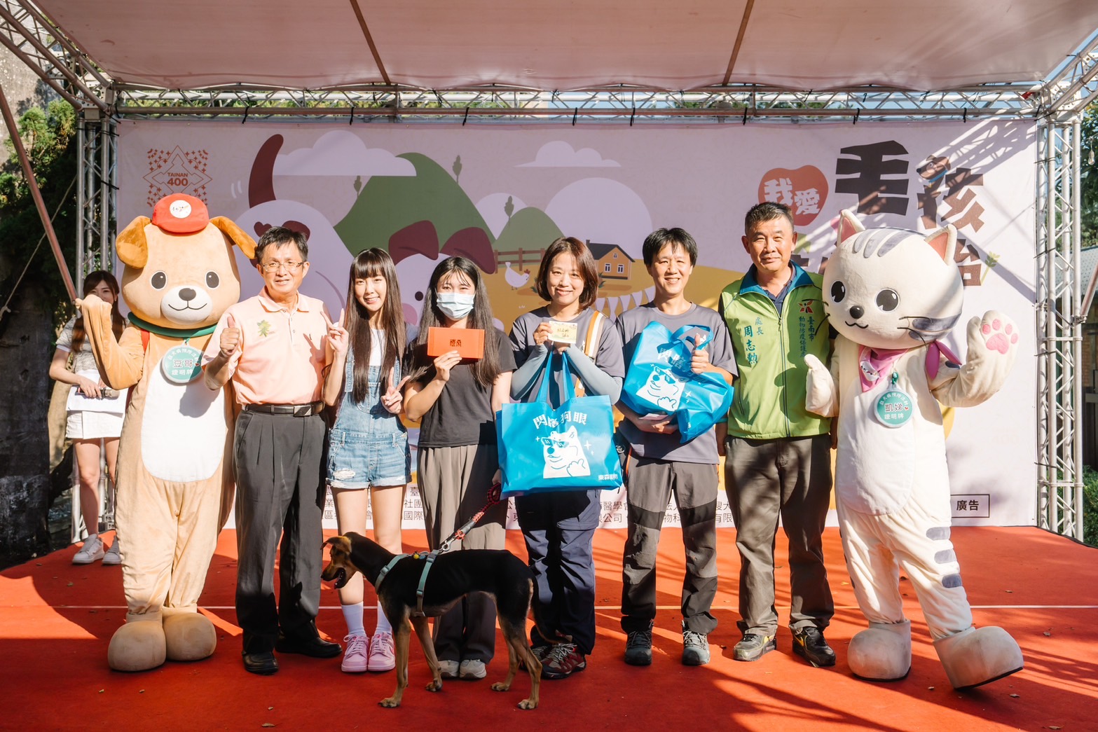 市集活動希望市民能更理解動保與農村再生的重要性。（台南市政府提供）