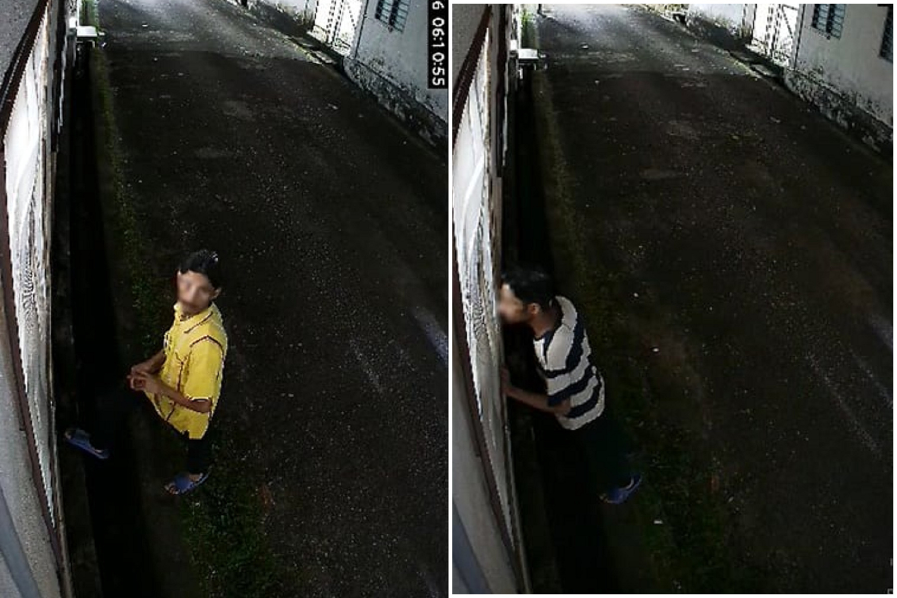 變態盯上醫師姊妹花追到家，看背影就興奮！站在窗外猥褻公然喊「要發射了」。（翻自《中國報》）