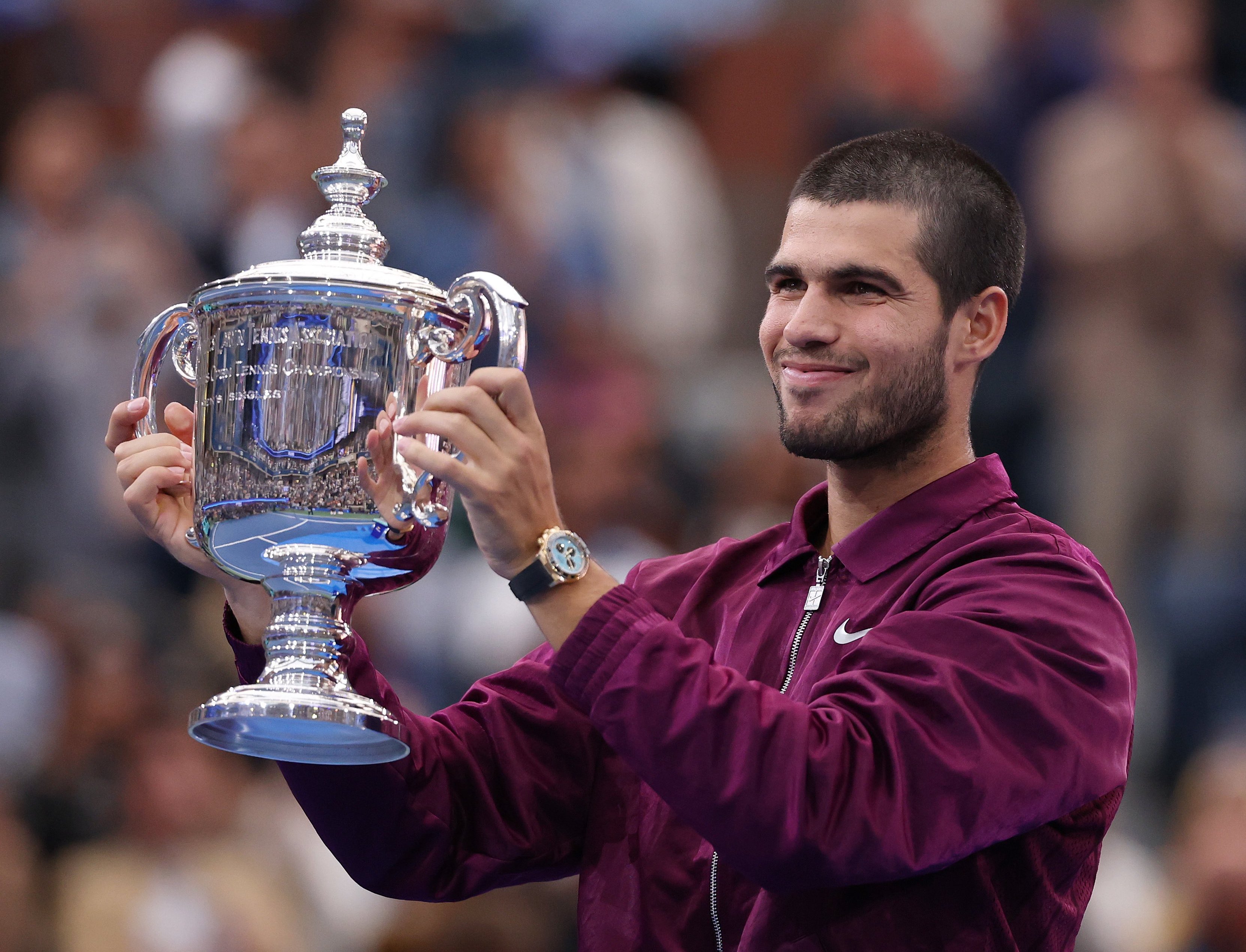 艾卡拉茲奪下第2座美網冠軍，同時也是生涯第6座大滿貫金盃。（翻攝X@atptour）