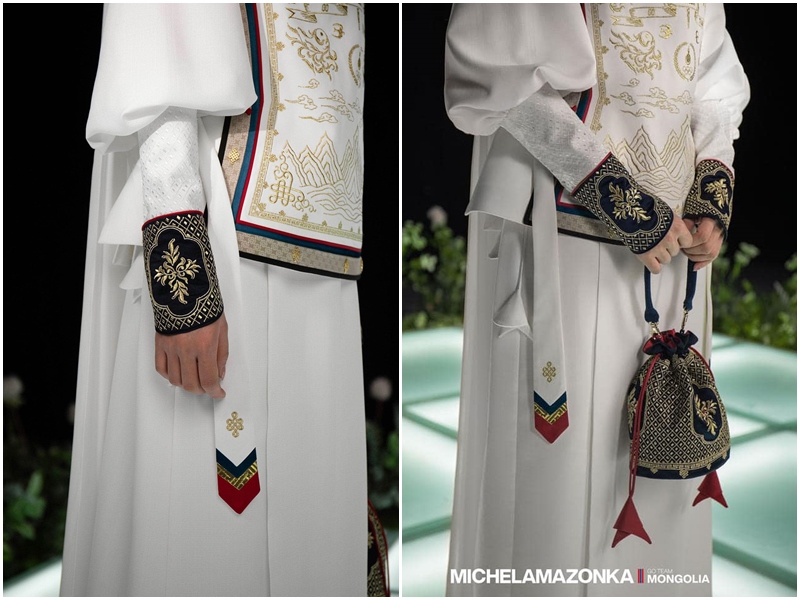 服裝品牌Michel & Amazonka花費3個多月的時間精心製作蒙古代表隊服。（翻攝自Монголын Үндэсний Олимпын Хороо - MNOC臉書）