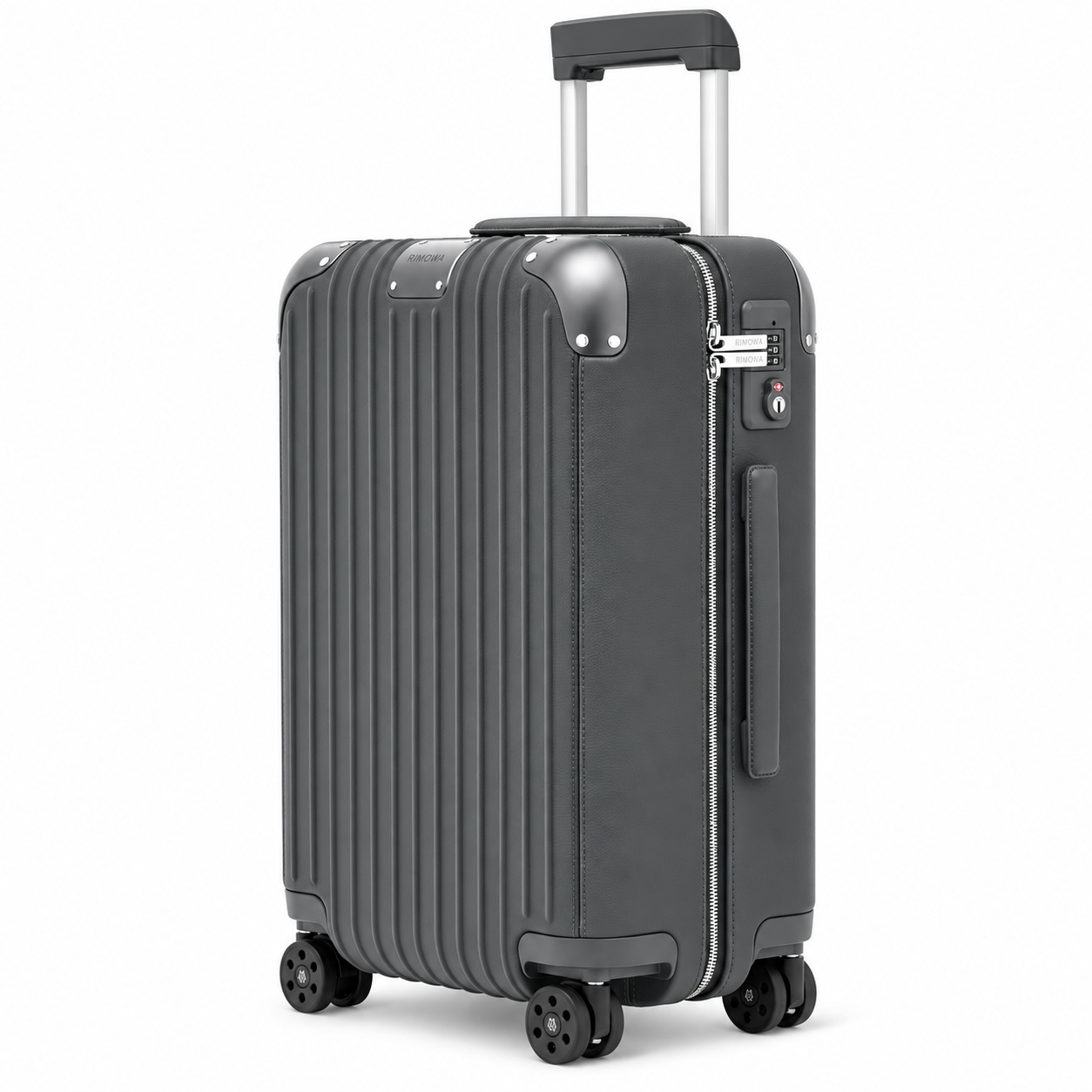 Distinct系列炭灰色Cabin行李箱。NT$119,600(美之心提供)
