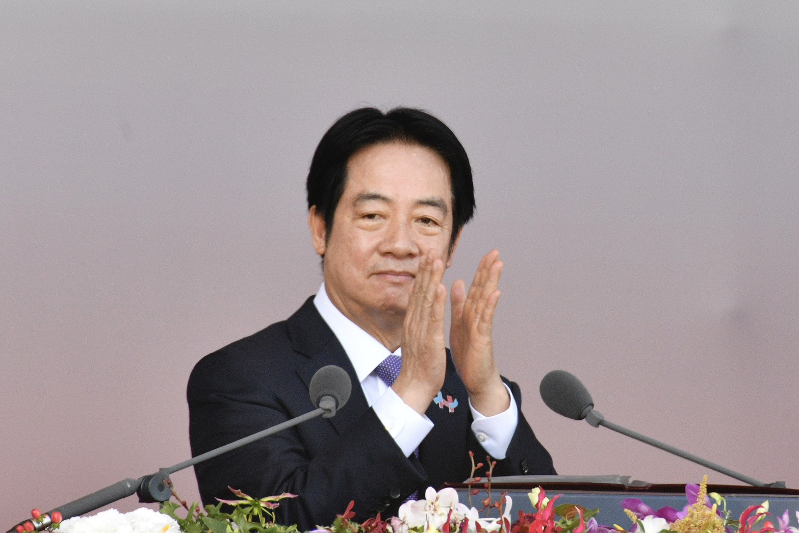 賴清德推「台灣之盾」增軍費。（鏡報李智為攝）