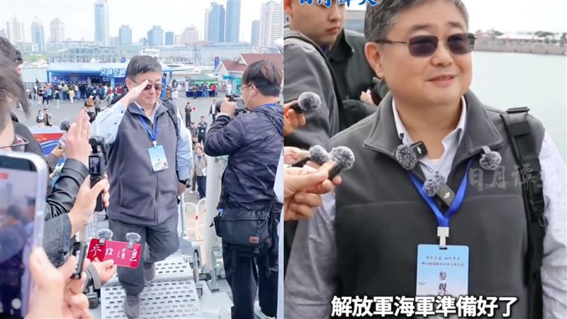 海軍前艦長舔共！呂禮詩登共艦喊：解放軍準備好了　網轟：取消退休俸