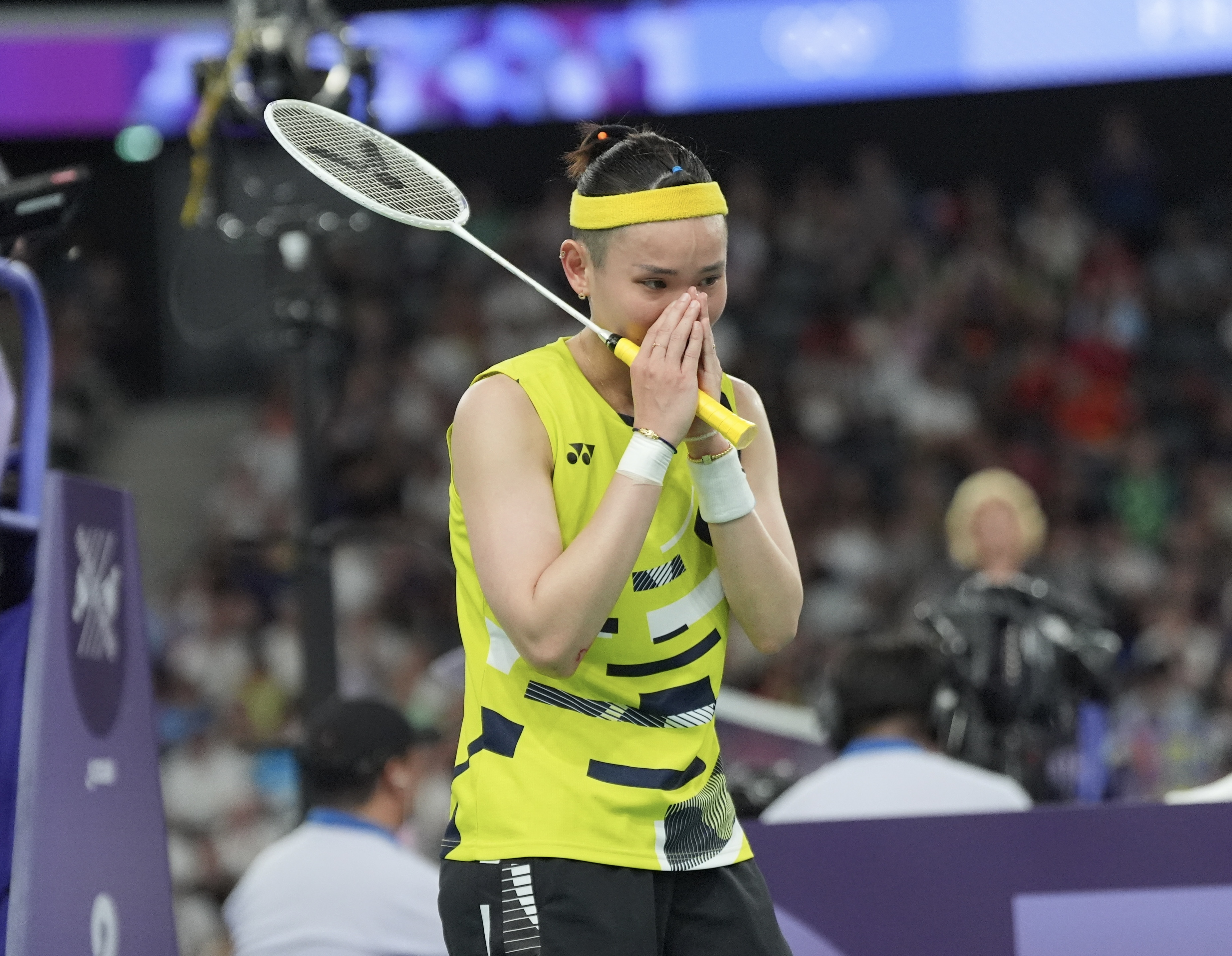 「羽球天后」戴資穎代表台灣出戰巴黎奧運，遺憾昨止步於女單小組賽。（中華奧會提供）