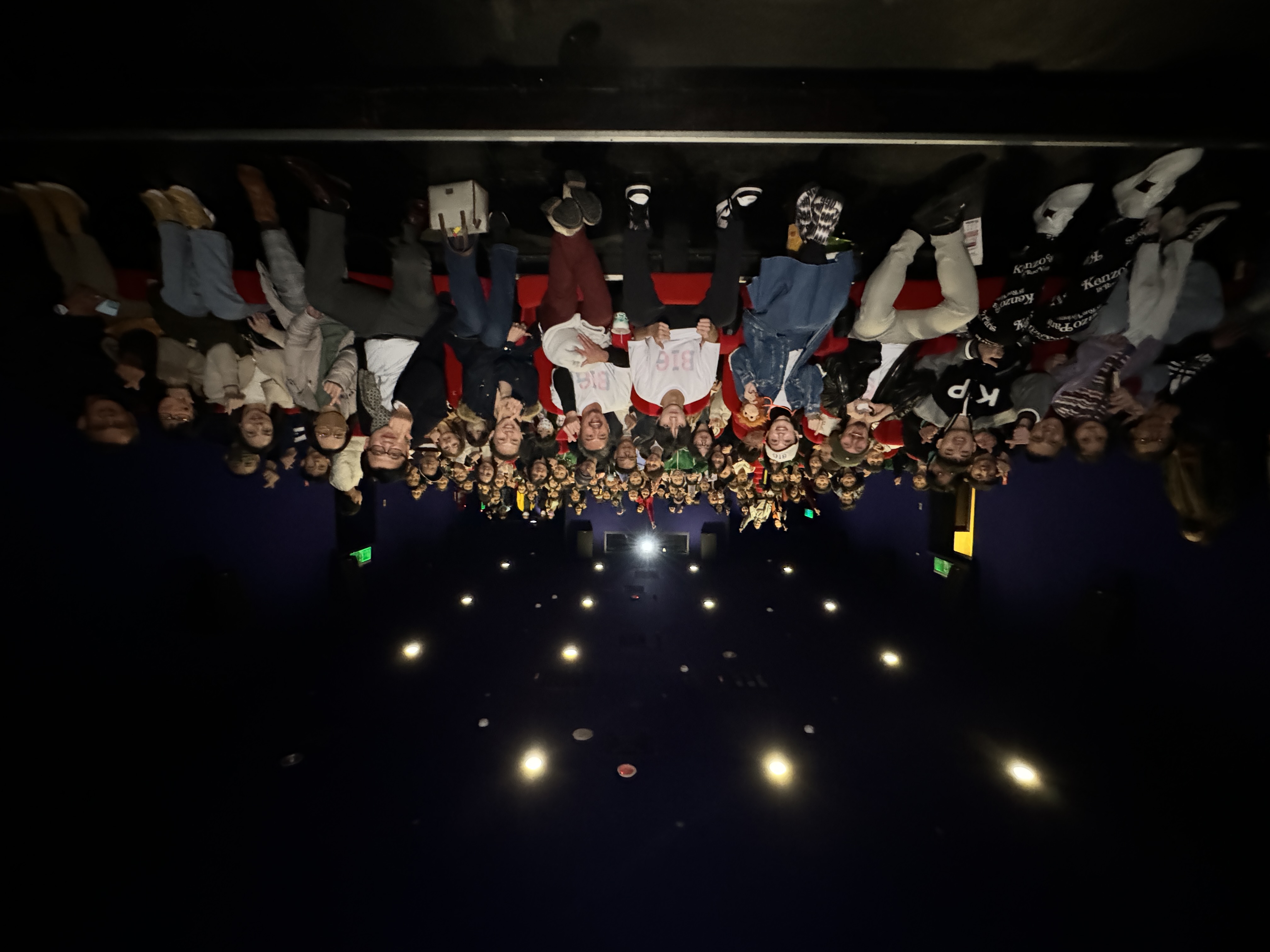 全民羽協包場電影《BIG》，邀請奧運金牌選手王齊麟，及長春國小羽球隊師生觀影。（米倉影業提供）