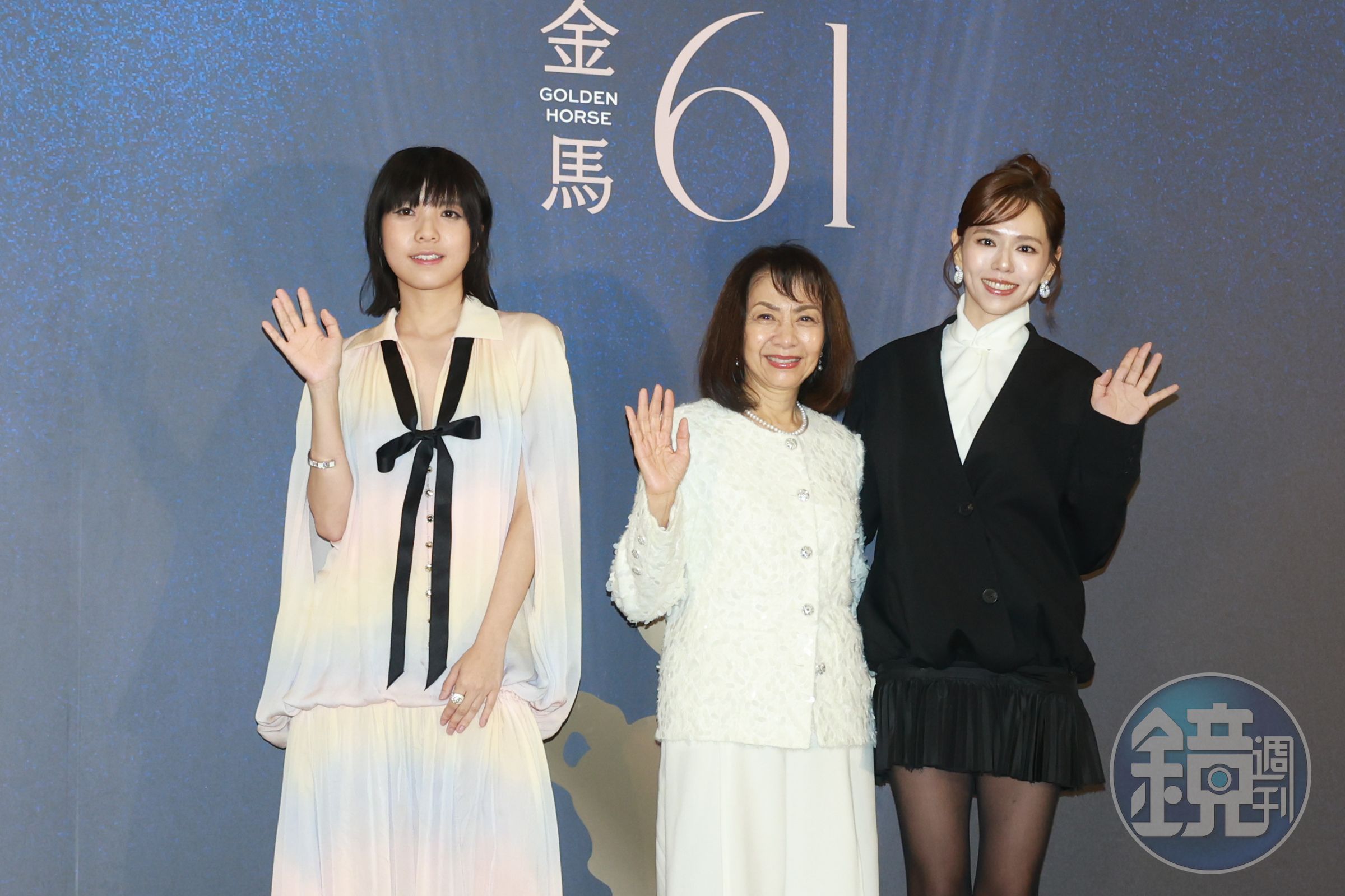 鍾雪瑩連兩年入圍影后，區嘉雯以老年同志議題的《從今以後》打動人心，首度入圍女主角項目的夏于喬，則表示自己得做點別的事抒解緊張。
