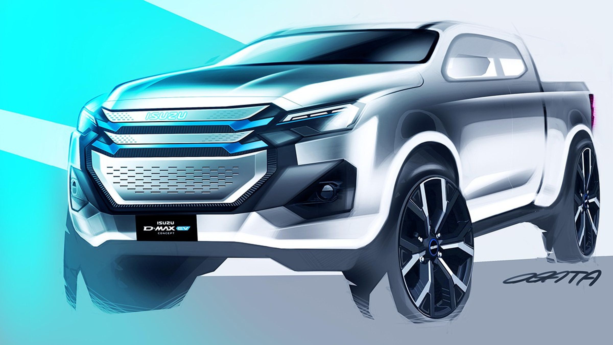 D-Max BEV 提供全時四輪驅動，最高速度超過 130 公里/小時。她還能拖曳高達 3.5 噸，並且能夠承載最大 1,000 公斤的負載。