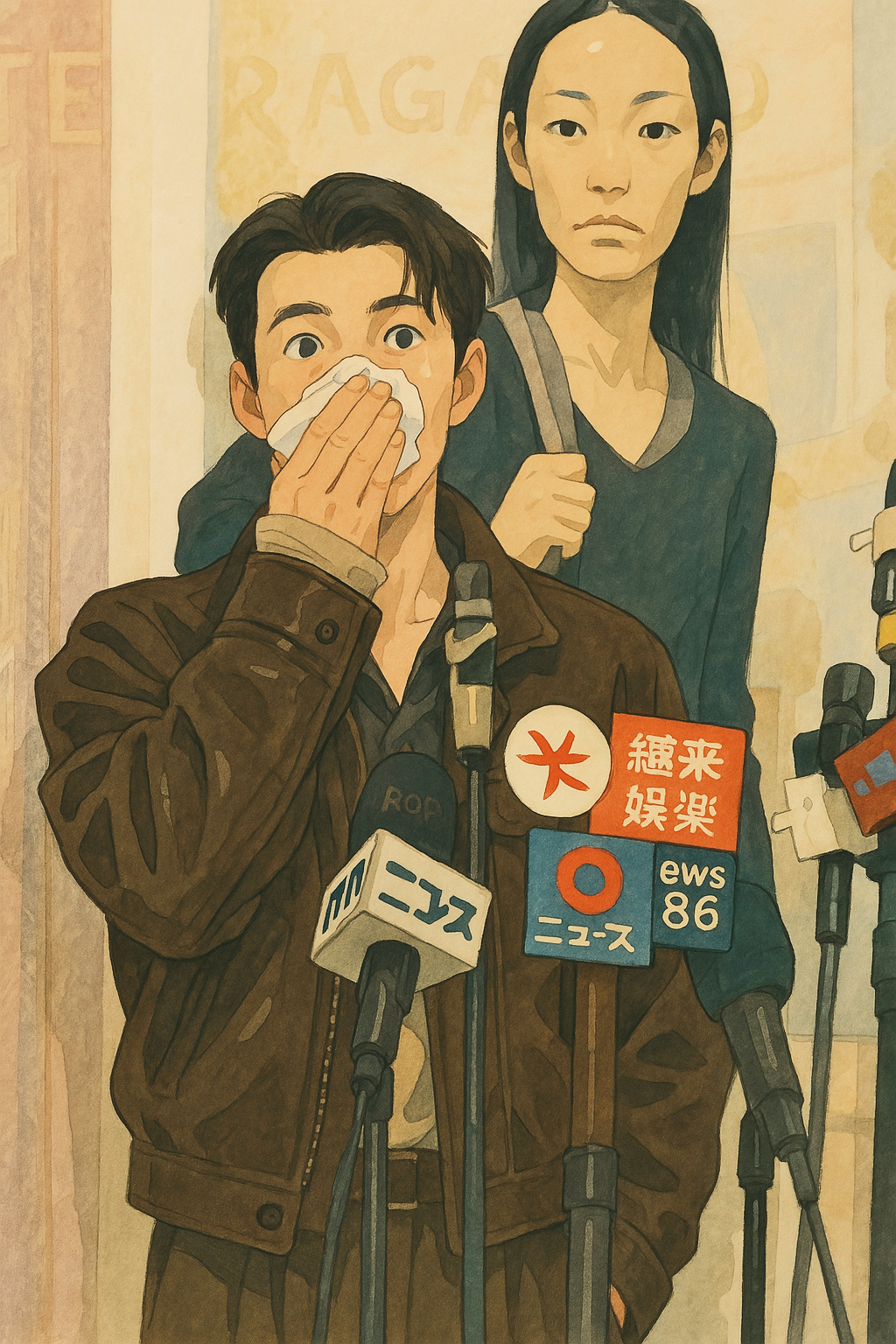 李鍾碩變成吉卜力動畫主角,也帥度爆表!是說後面的形象照麻豆也太搶鏡了吧~(ChatGPT生成)