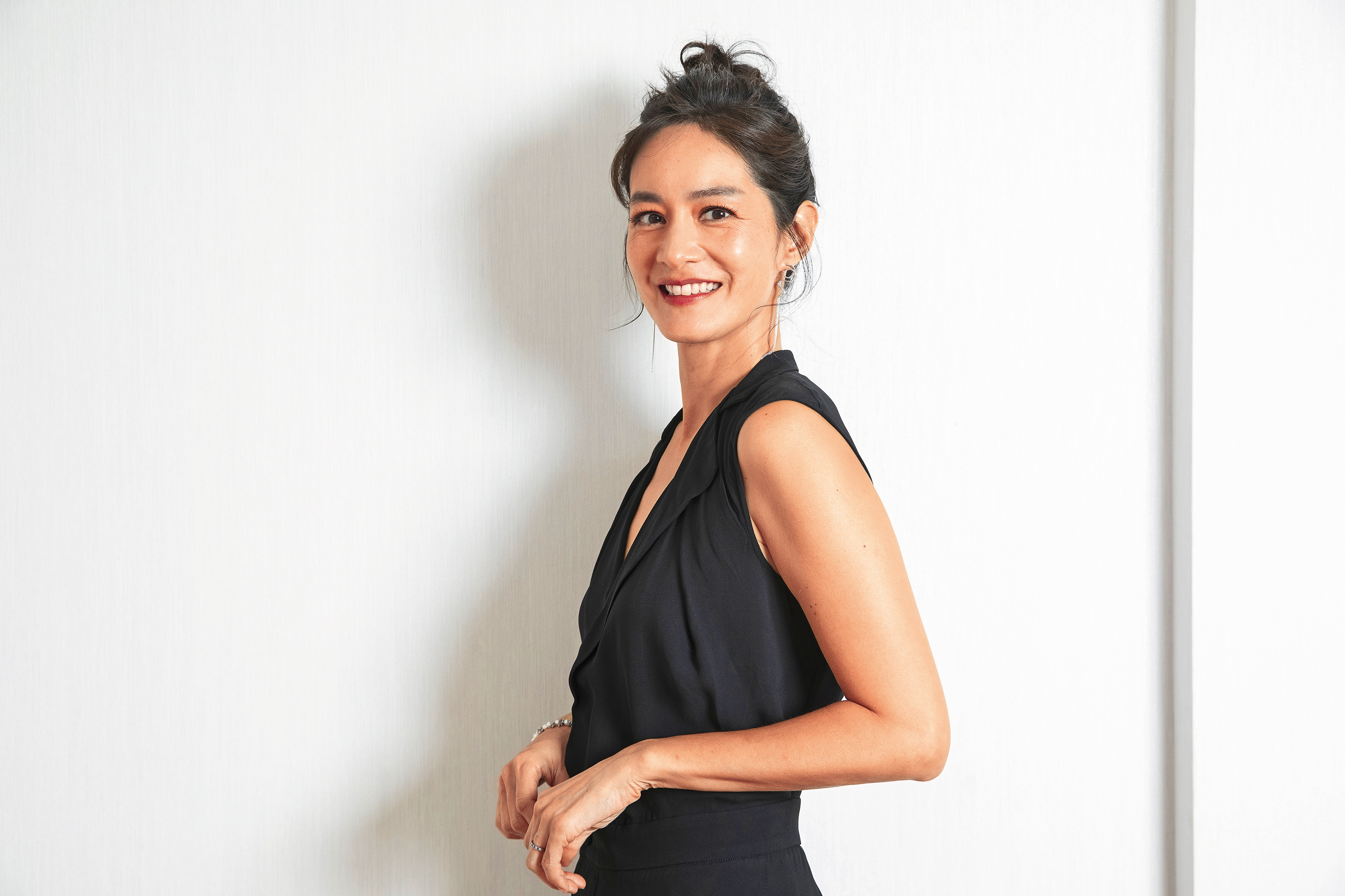 Janet謝怡芬近兩年移居洛杉磯，日前為《零日攻擊》返台造勢。