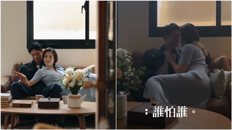婚紗花絮裡，劉品言與連晨翔總是難分難捨。（翻攝自IG）