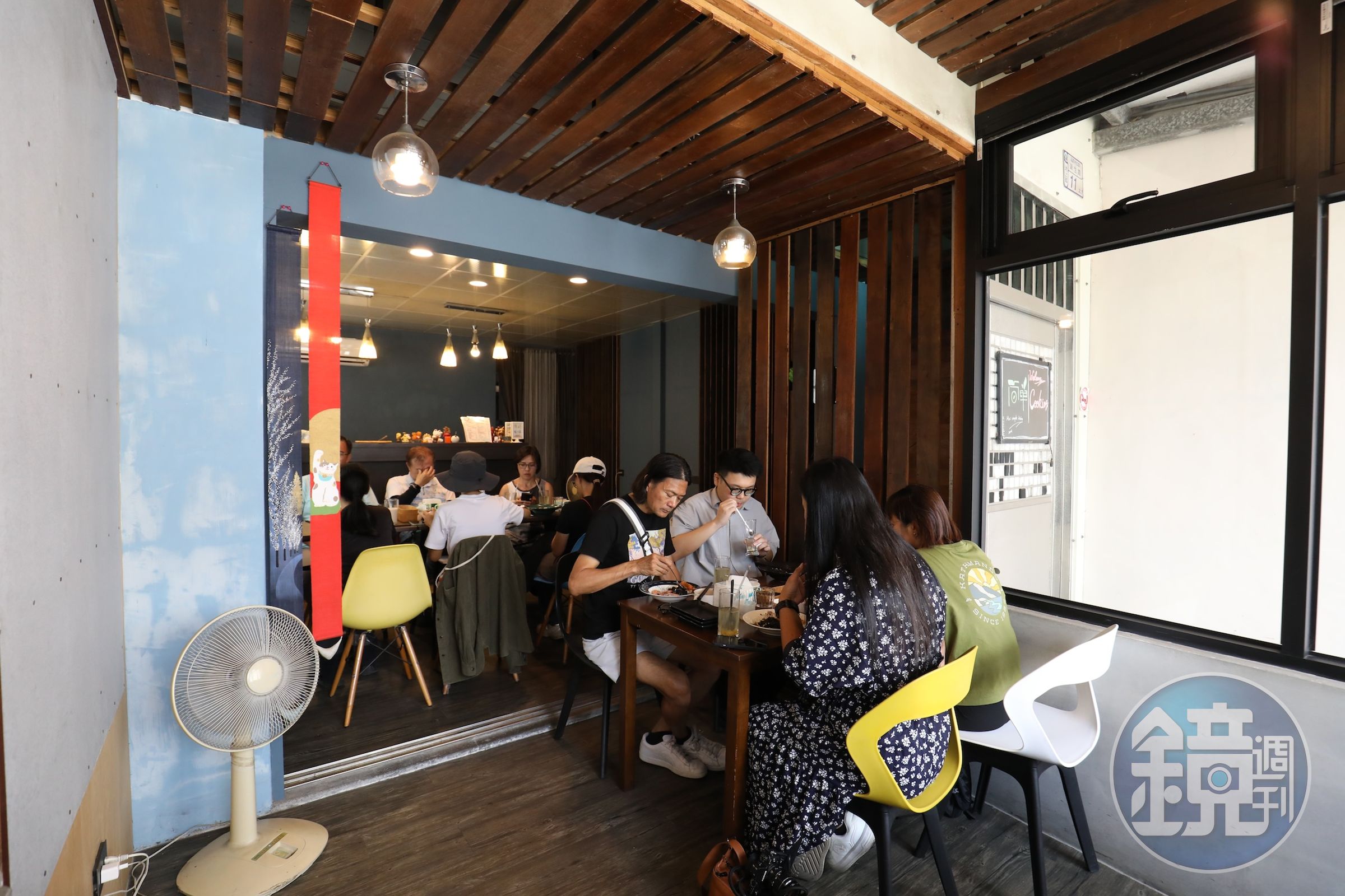「Hai簡單料理」空間簡單舒適,不設用餐時間限制,適合看完展覽後坐下慢慢吃。