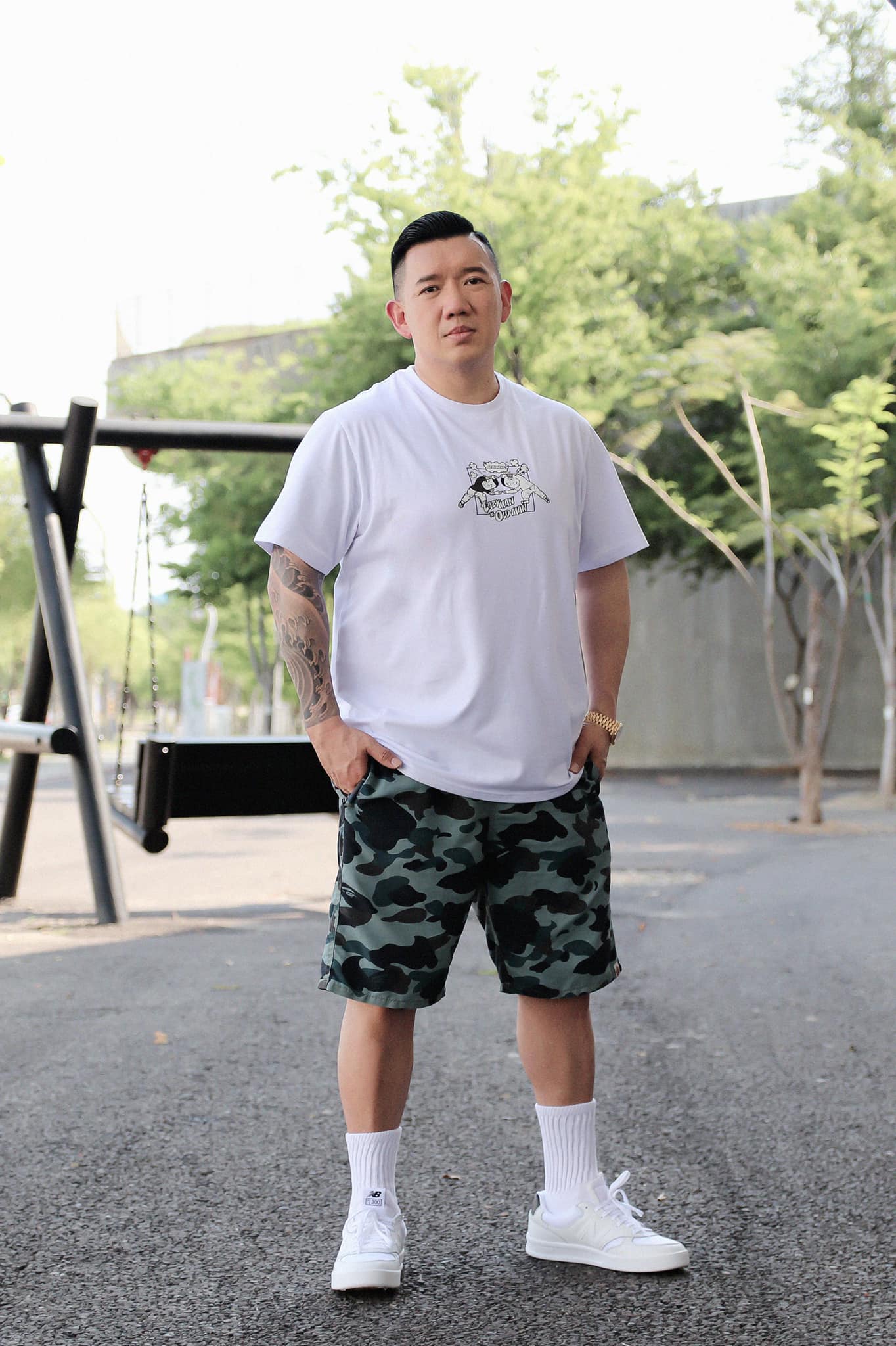 杜汶澤原本想鍛鍊參加健身比賽卻因心臟病臨陣退出。(杜汶澤臉書)