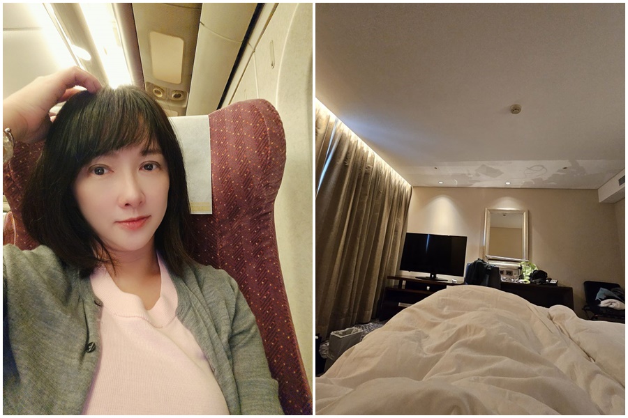 前主播劉芯彤在尾牙喝到「斷片」，隔天醒來發現自己躺在飯店房間。（翻攝自主播劉芯彤 臉書）