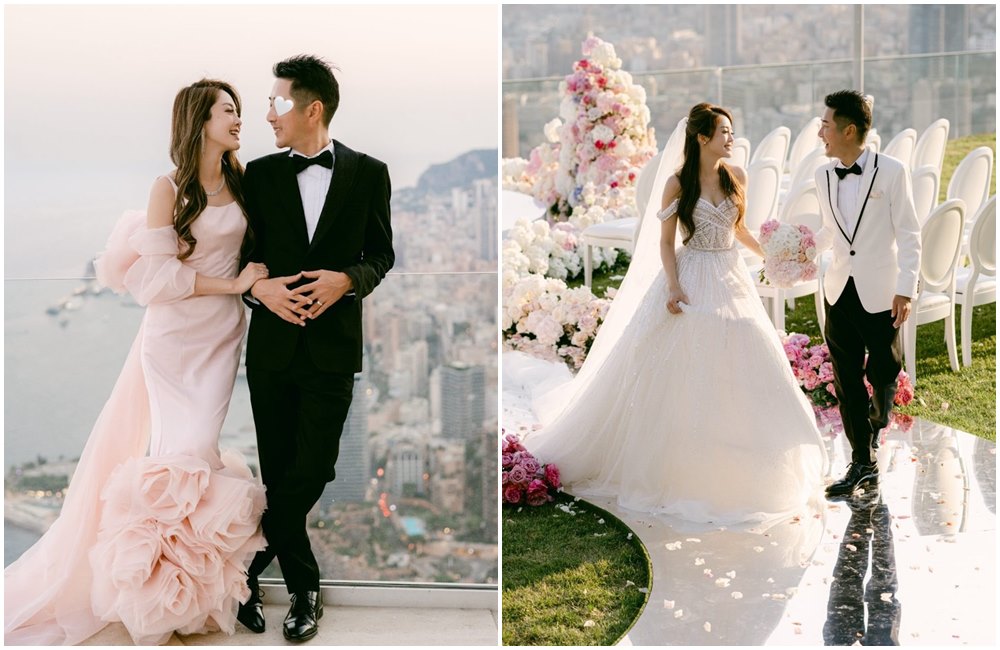 林千又在南法舉辦浪漫婚禮，耗資超過千萬。（翻攝林千又IG）