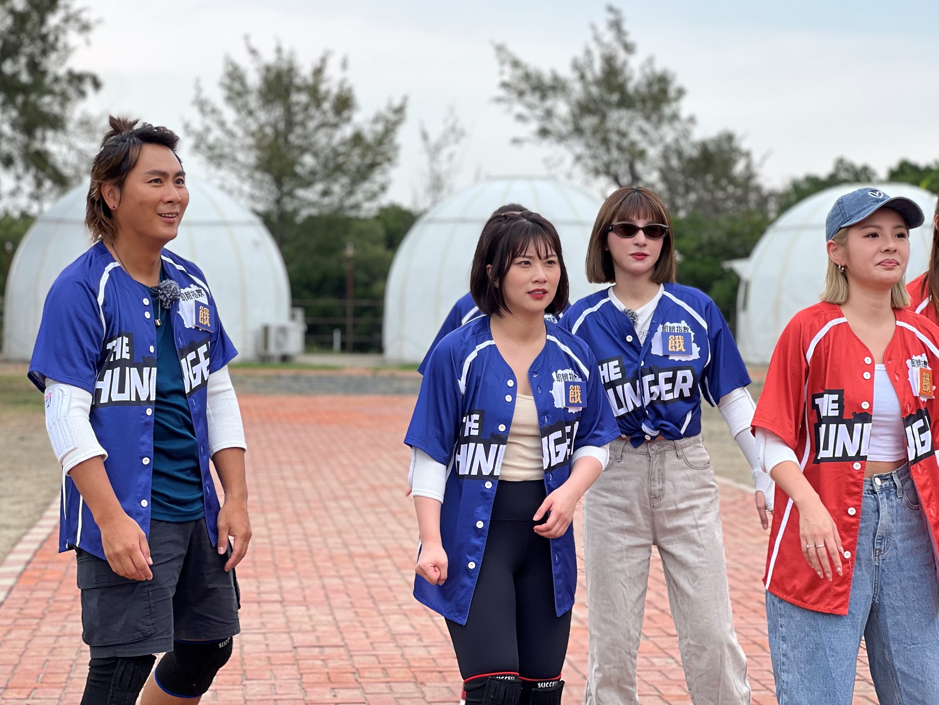 焦凡凡上《飢餓遊戲》出外景。（中視提供）