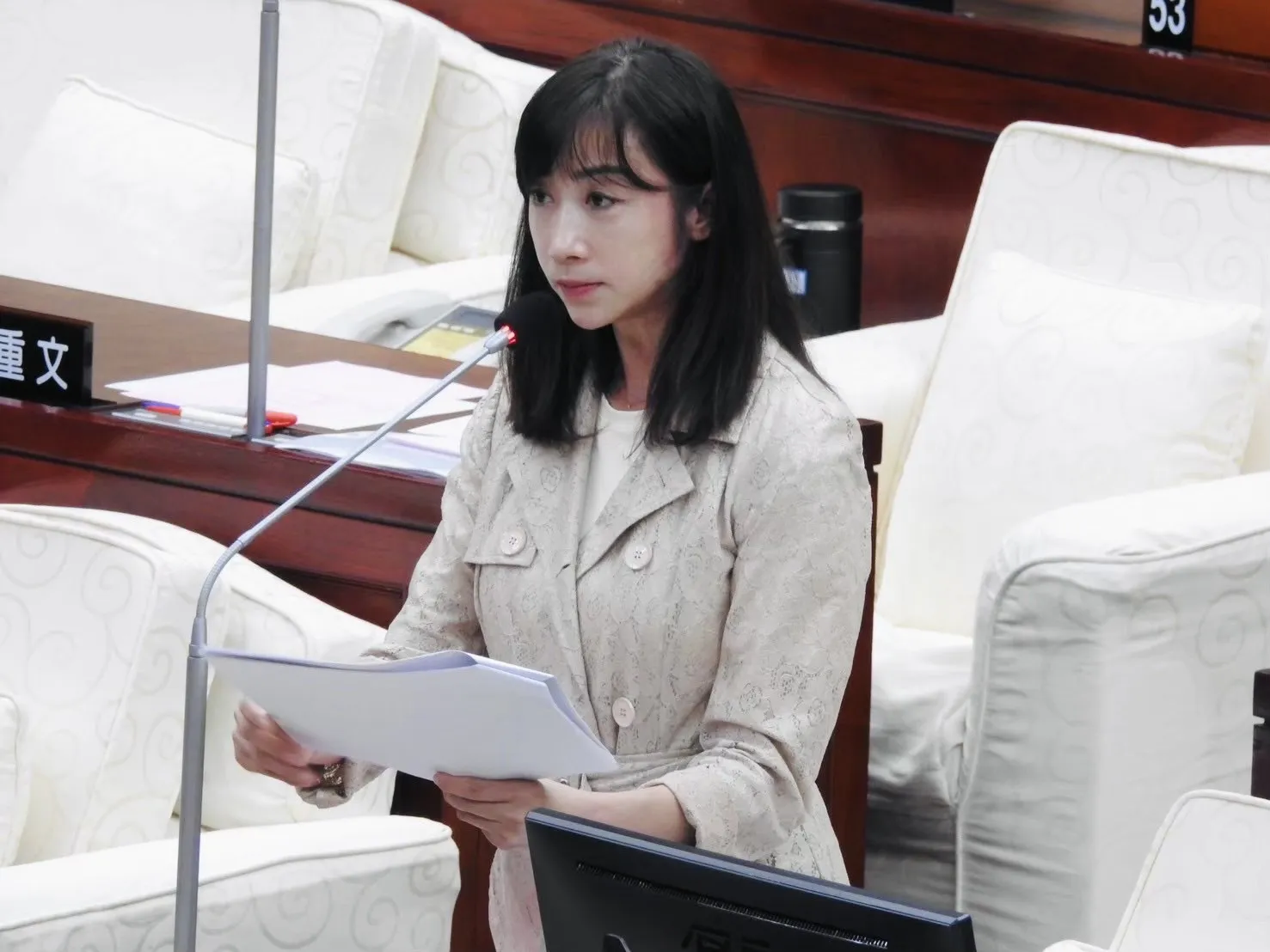 許淑華批評北市府的社福安全計畫根本是卸責計畫。許淑華議員辦公室提供
