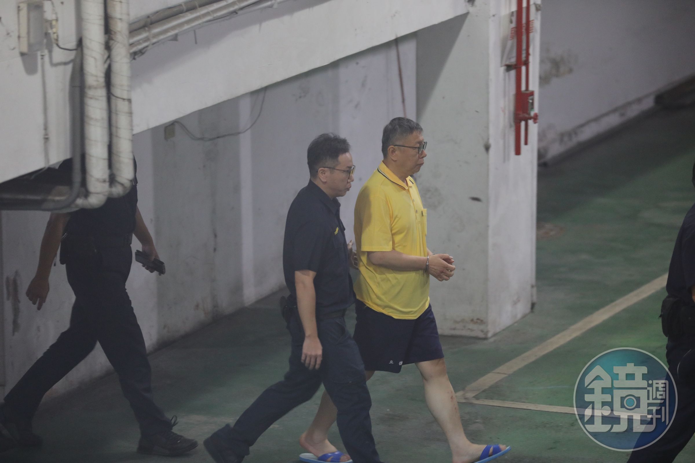 北檢因京華城案多次借提相關人員，包含柯文哲（圖）、前副市長彭振聲、威京集團主席沈慶京等。
