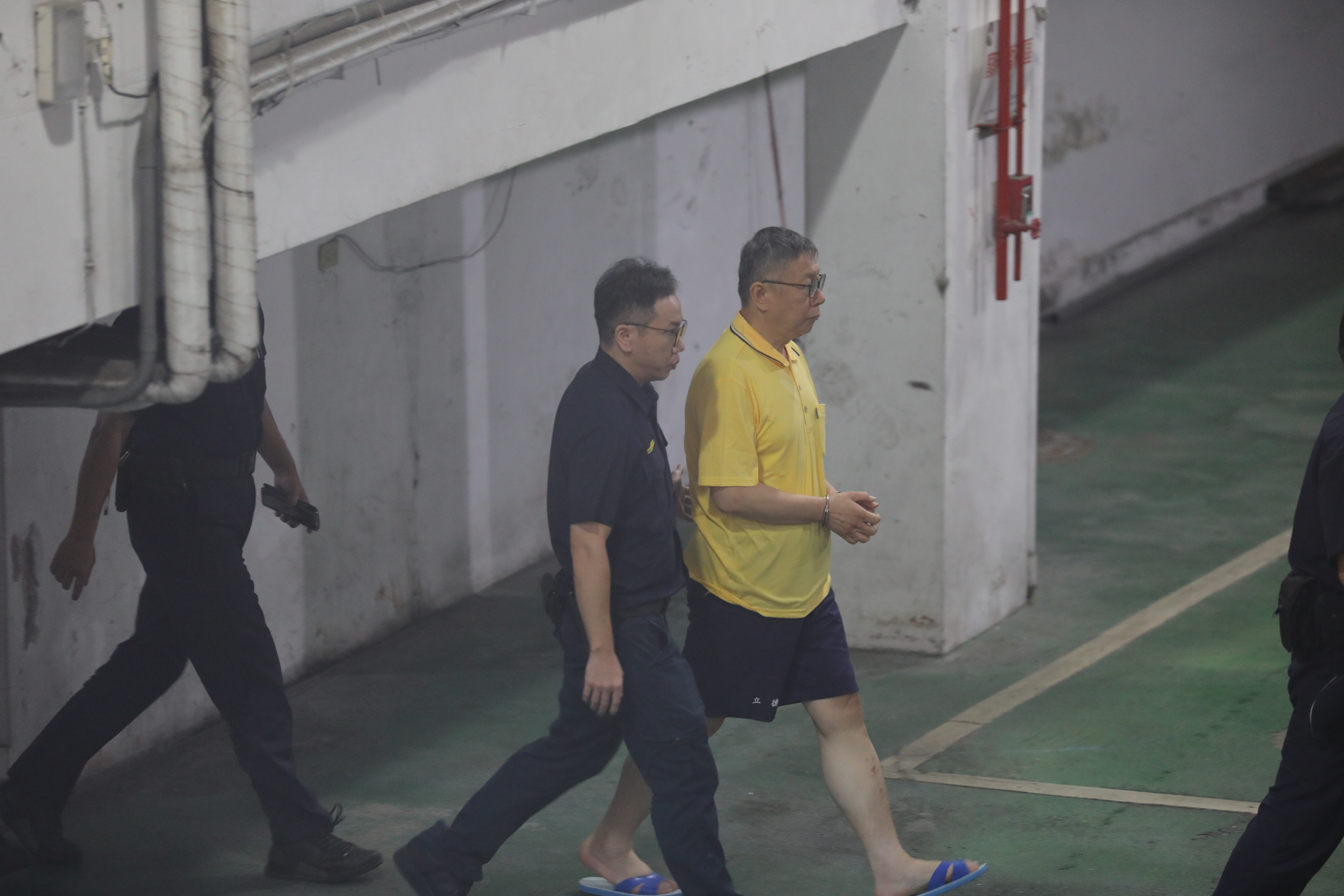 北檢因京華城案多次借提相關人員，包含柯文哲（圖）、前副市長彭振聲、威京集團主席沈慶京等。