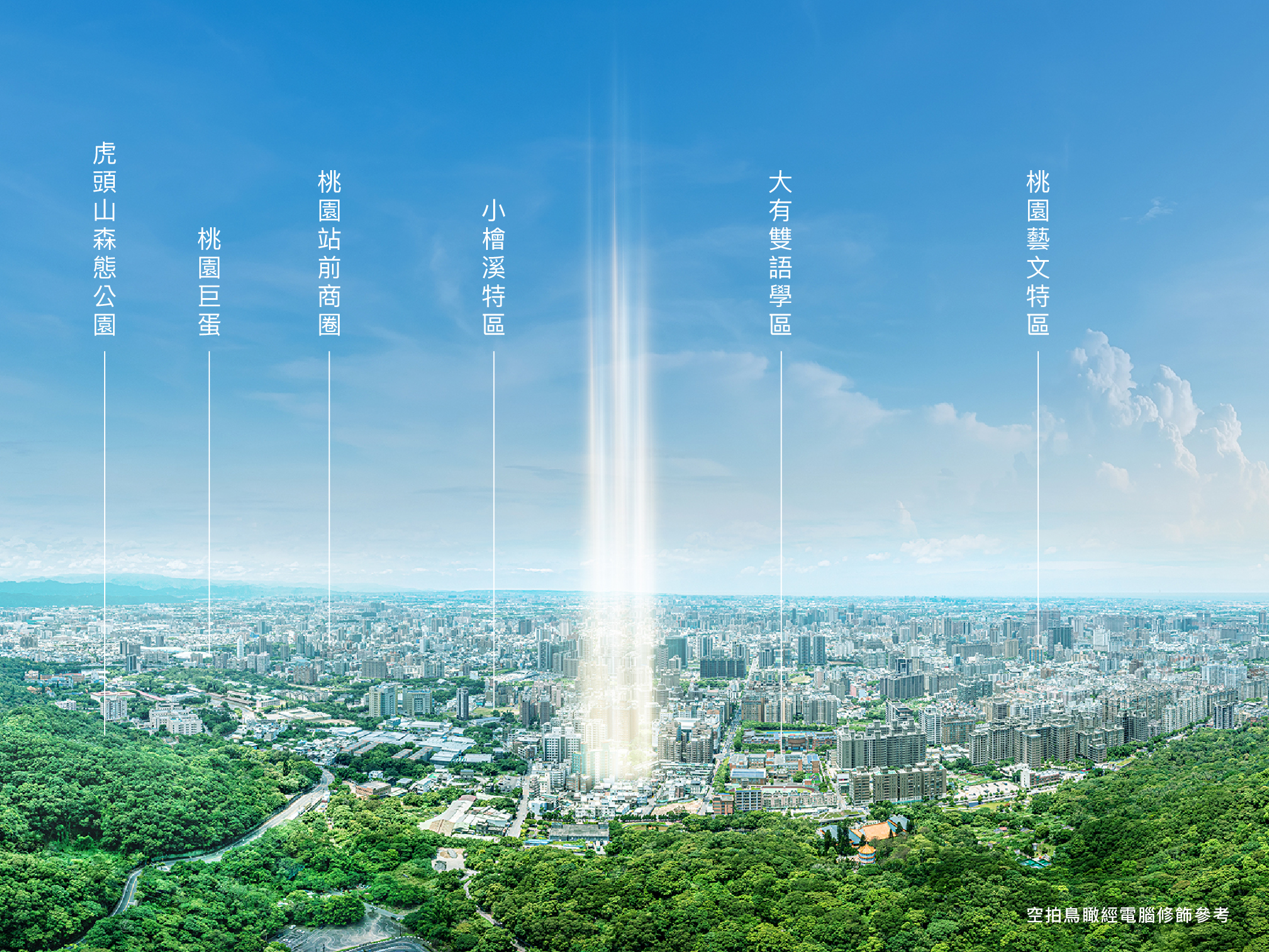 新光三越原址改建案，位居大有生活圈正核心。