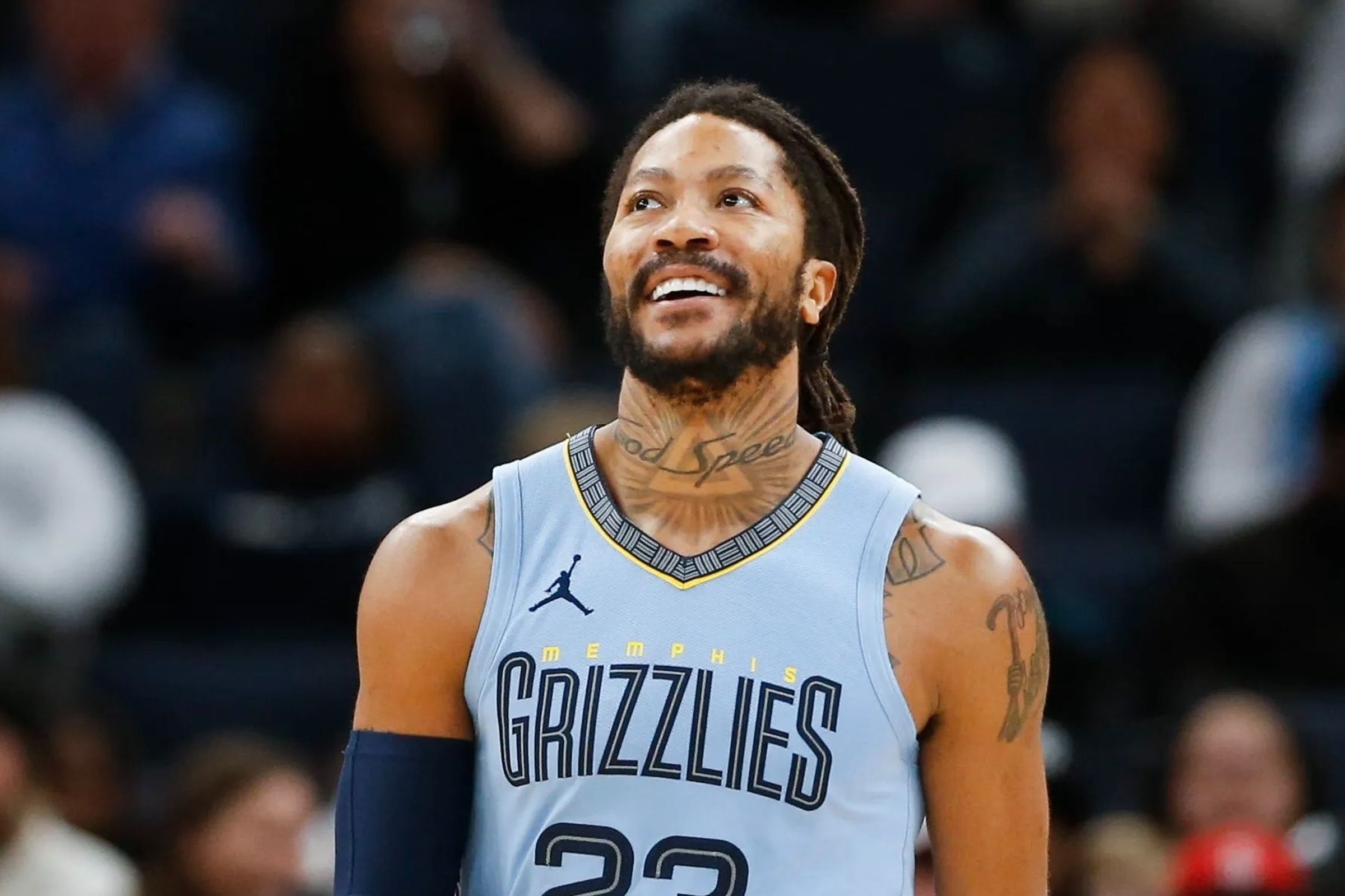 羅斯(Derrick Rose)傳出可能來台打球。(翻攝自X@ShamsCharania)